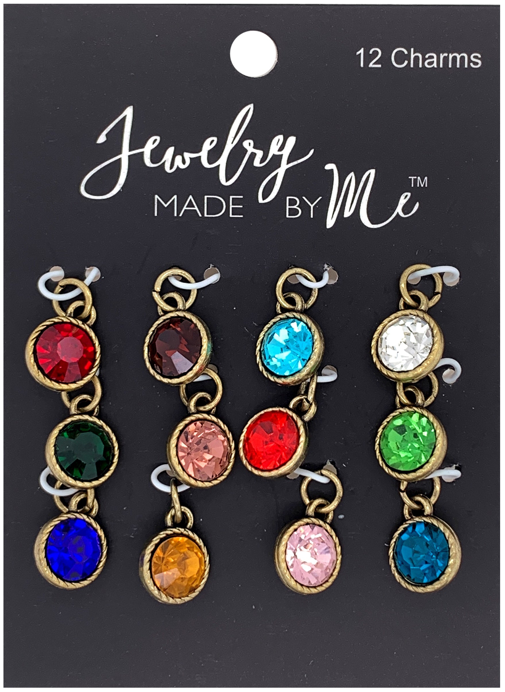 Charms 12/Pkg Birthstones