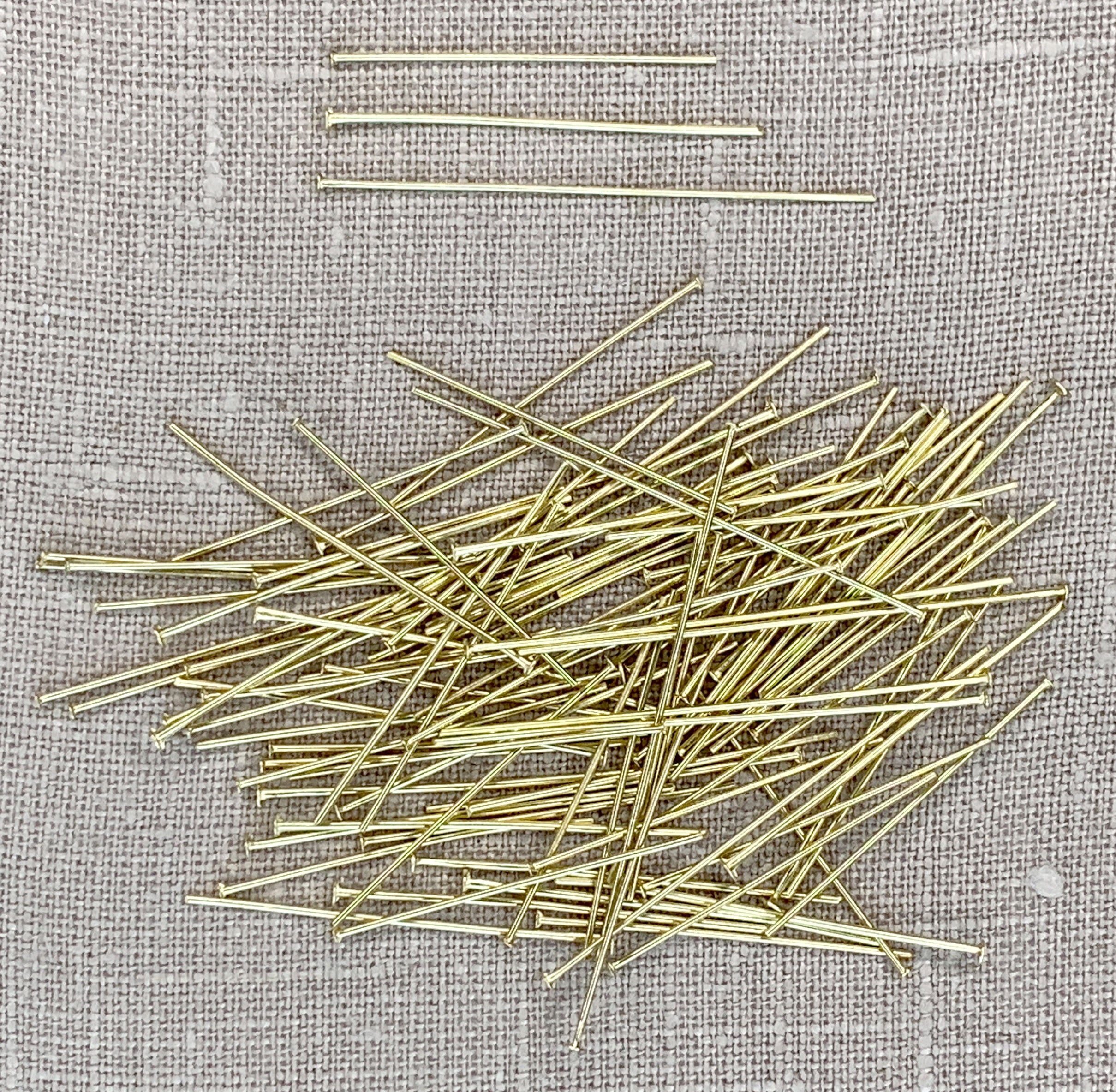 Head Pin 100/Pkg Gold