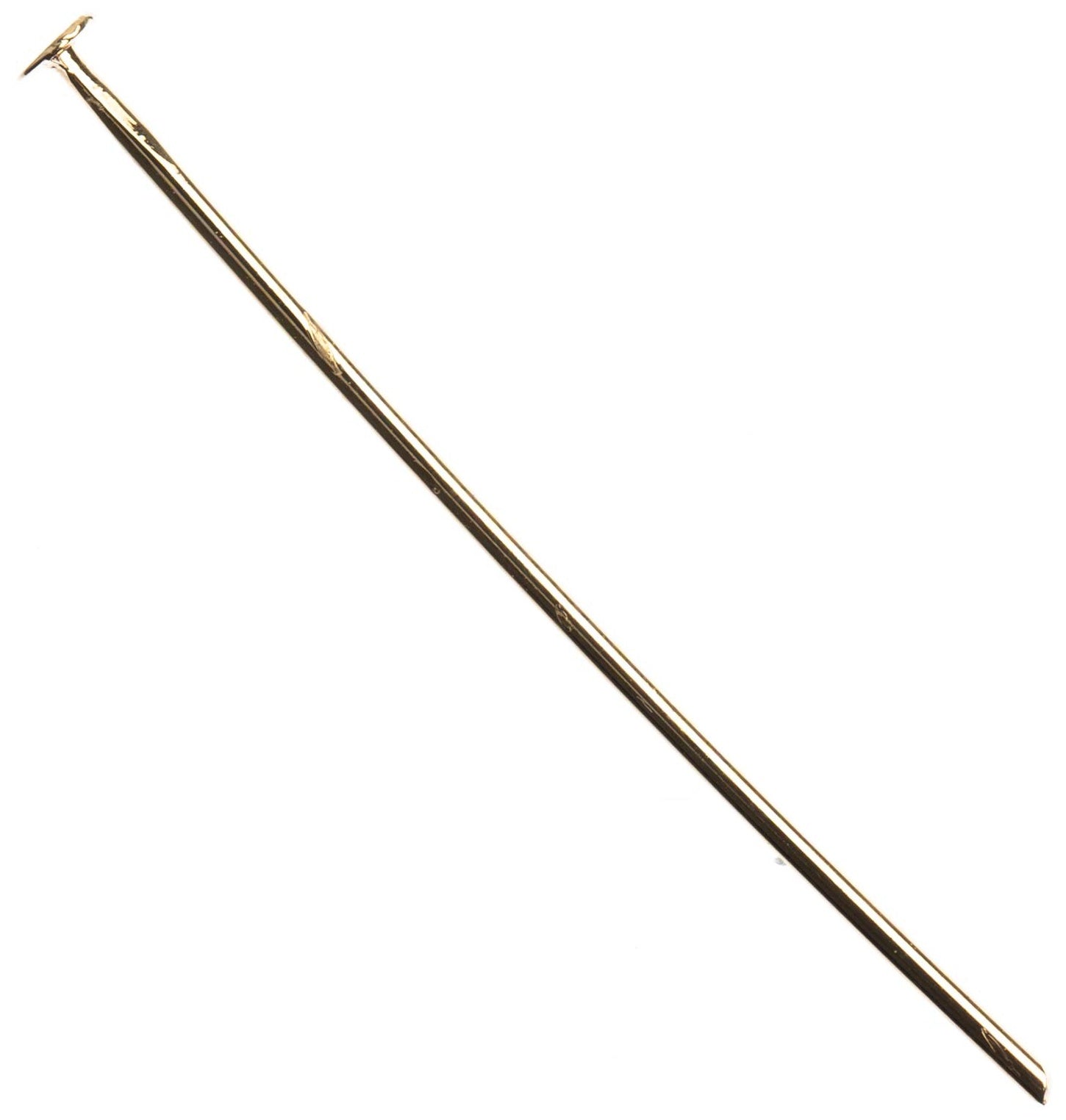 Head Pins 30x.7mm 21ga 58/Pkg 18kt Gold Plated
