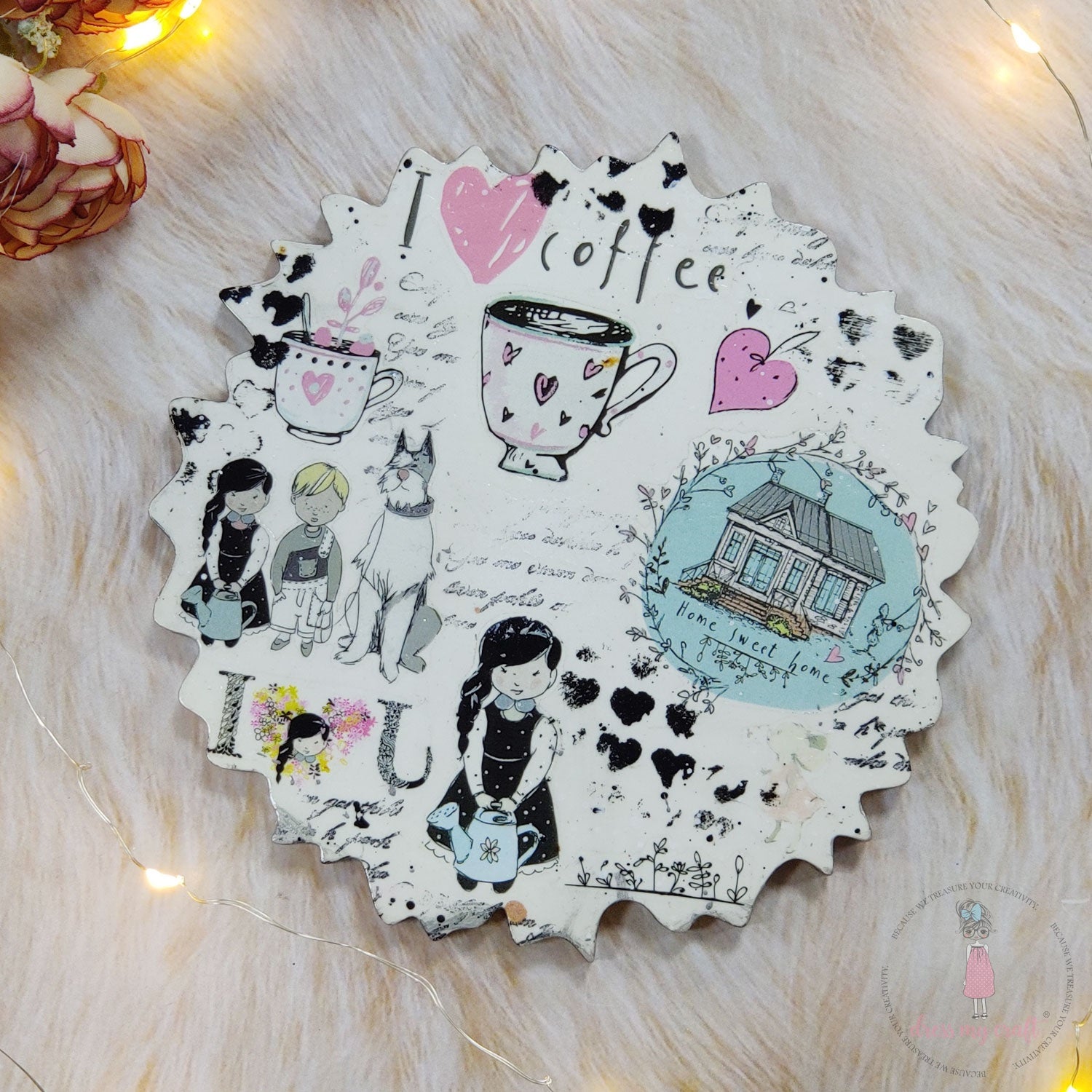 Dress My Craft Transfer Me Sheet A4 Sweet Love