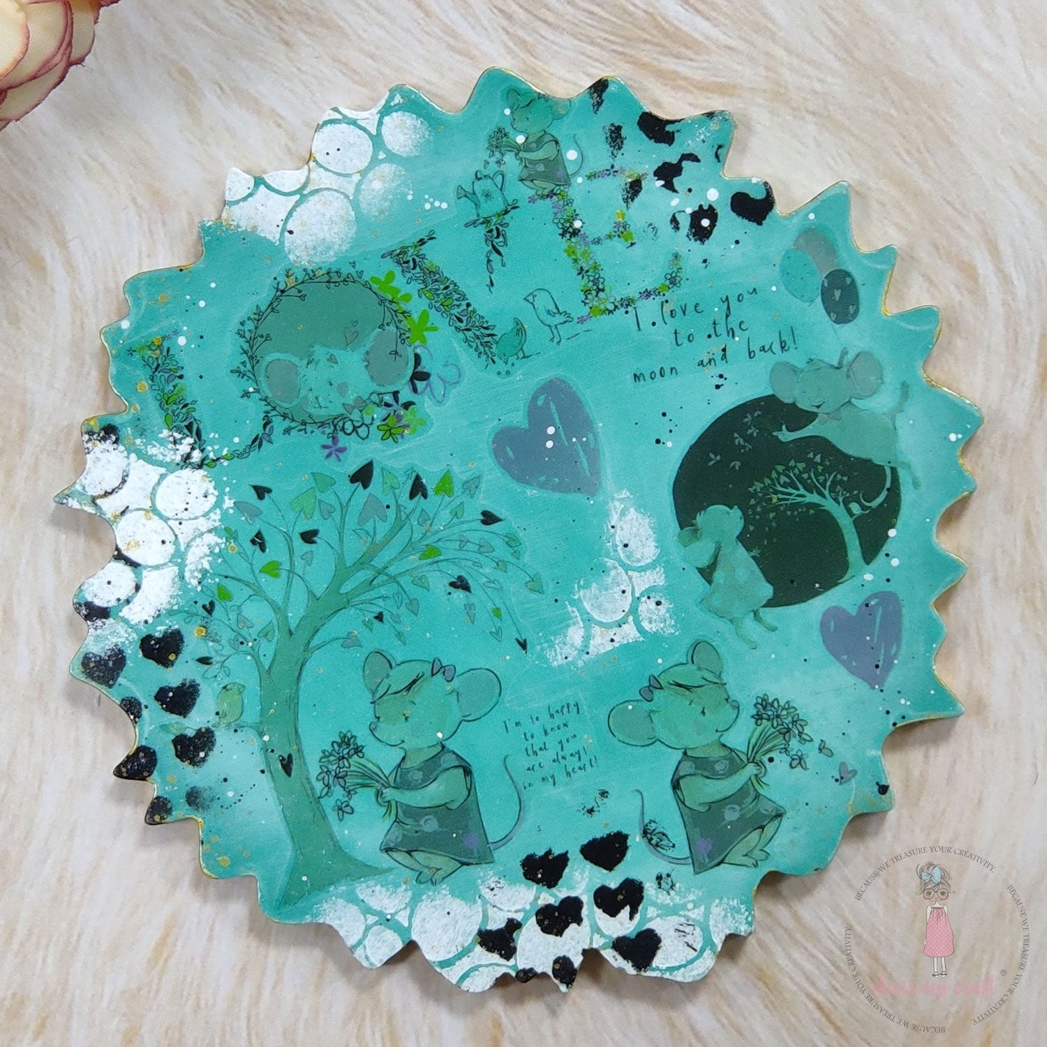 Dress My Craft Transfer Me Sheet A4 Sweet Love