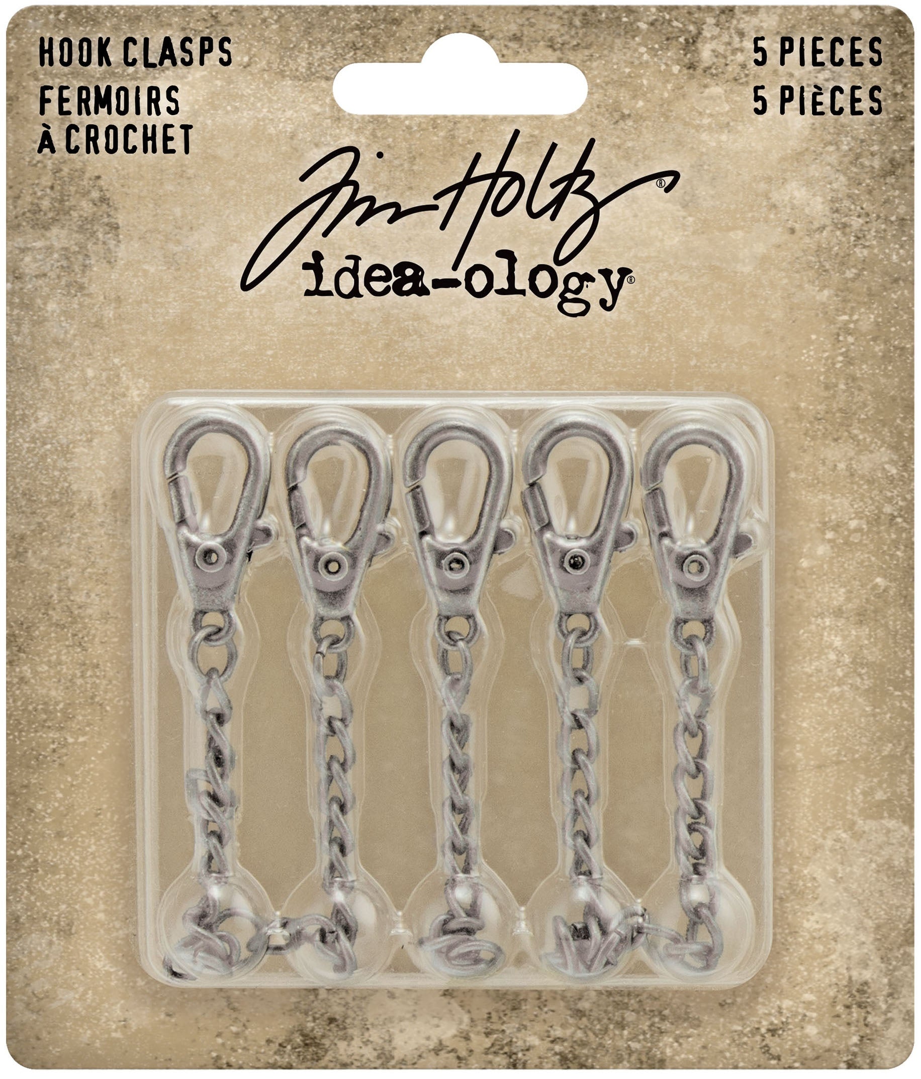 Idea-Ology Metal Hook Clasps 5/Pkg  