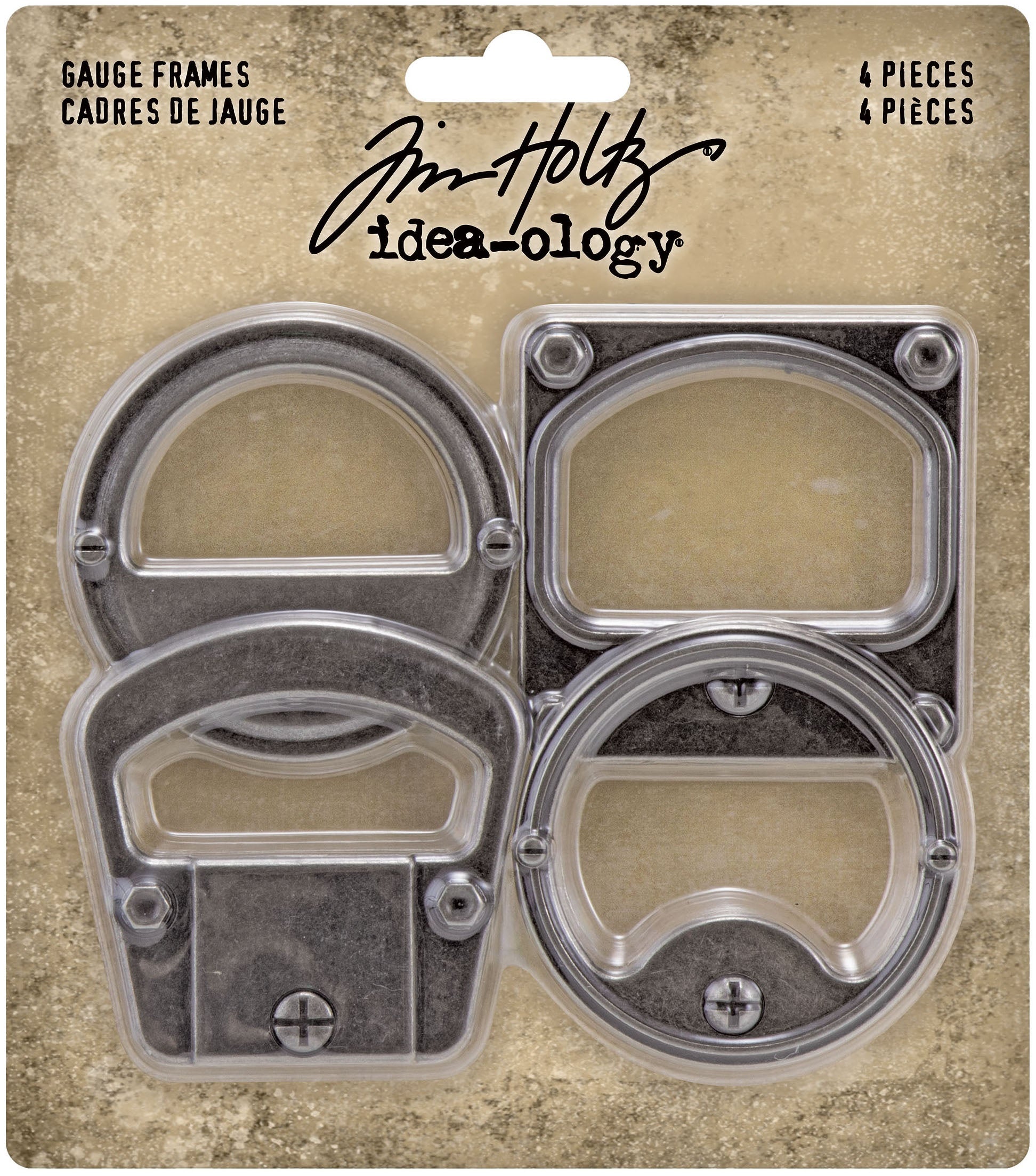 Idea-Ology Metal Gauge Frames 2"X2" 4/Pkg  