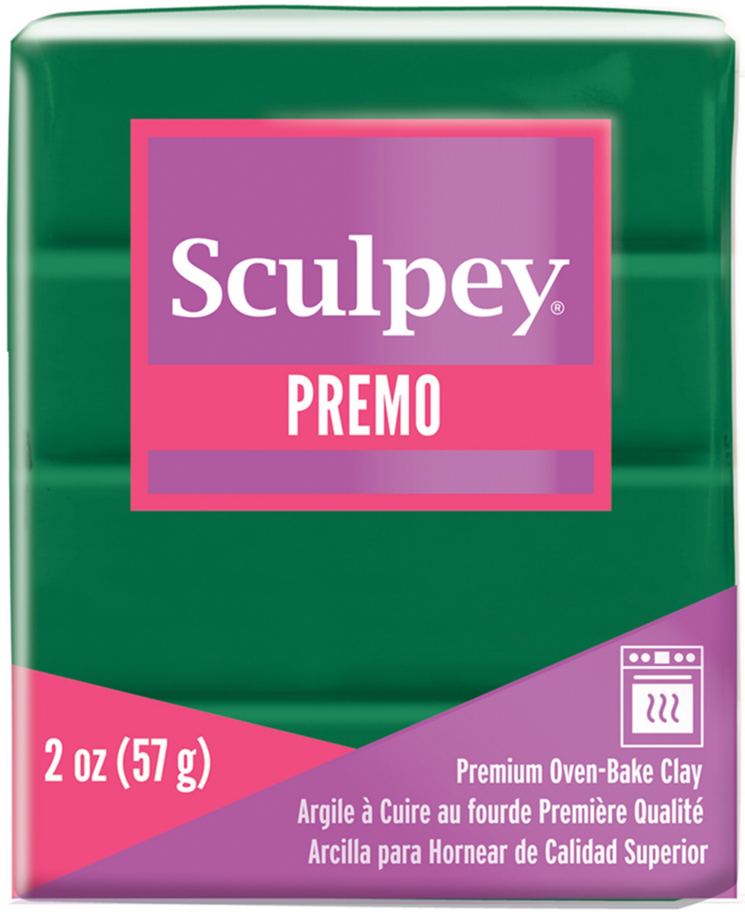 Premo Sculpey Polymer Clay 2oz Forest Green