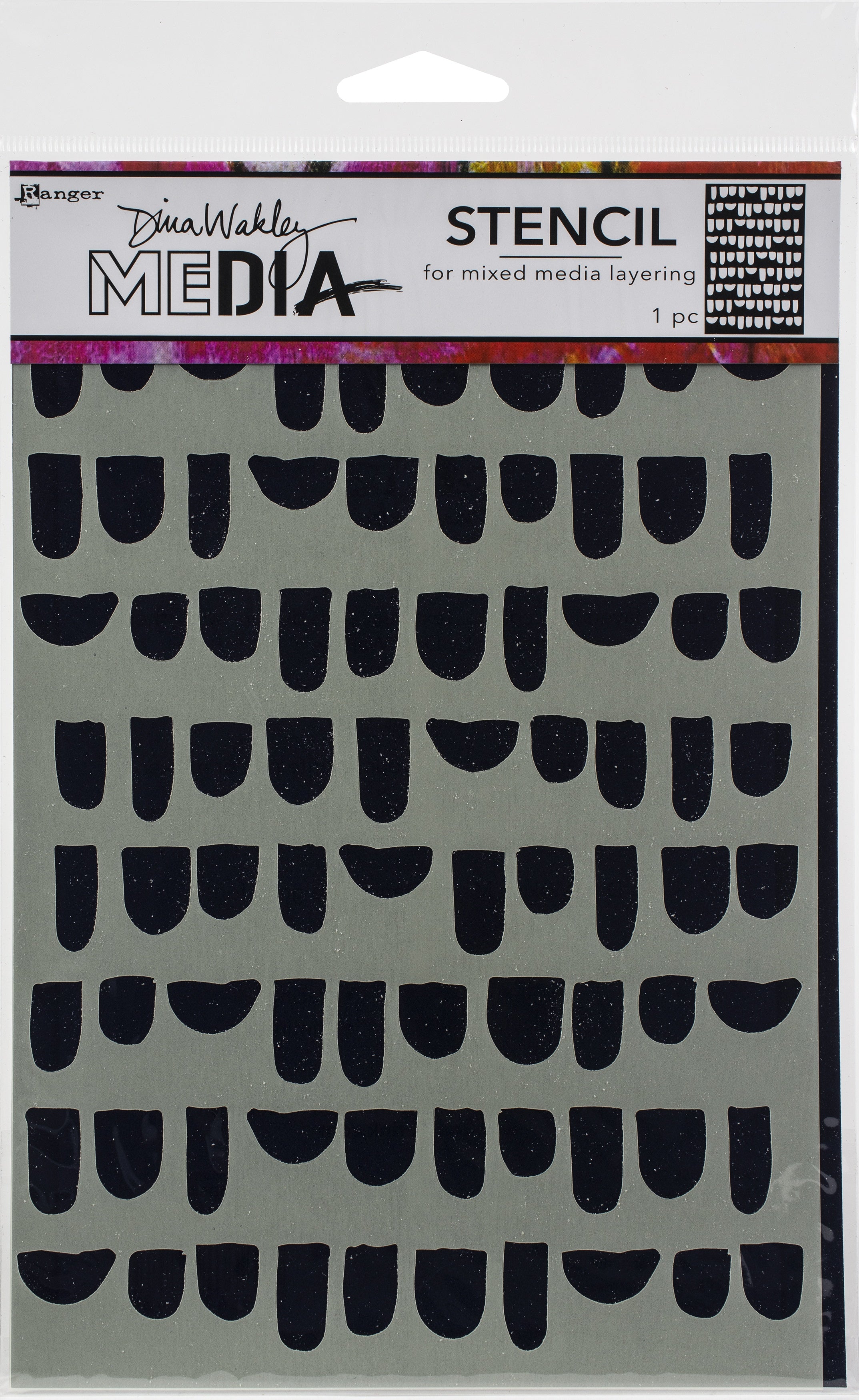 Dina Wakley Media Stencils 9"X6" Bumps