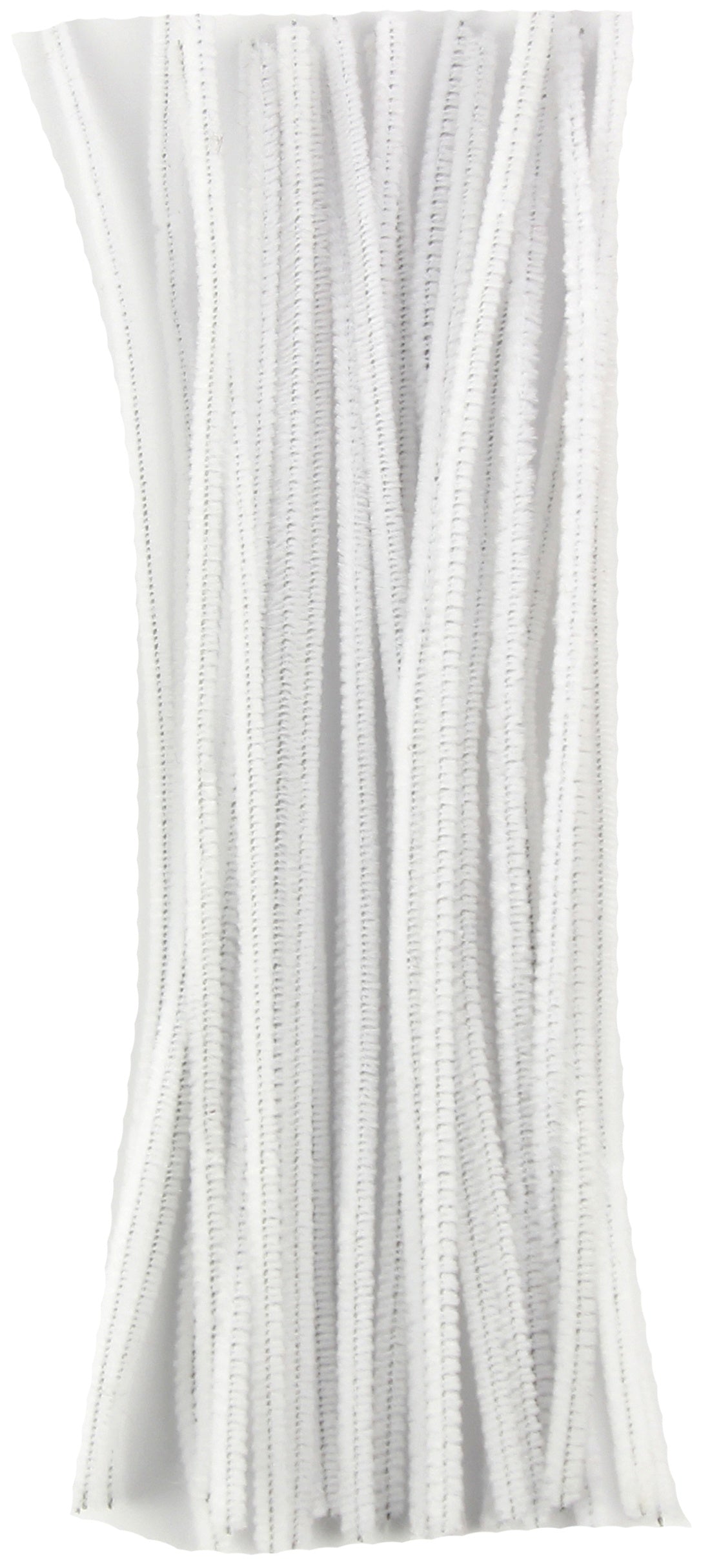 Touch Of Nature Chenille Stems 6mmx12" 25/Pkg White