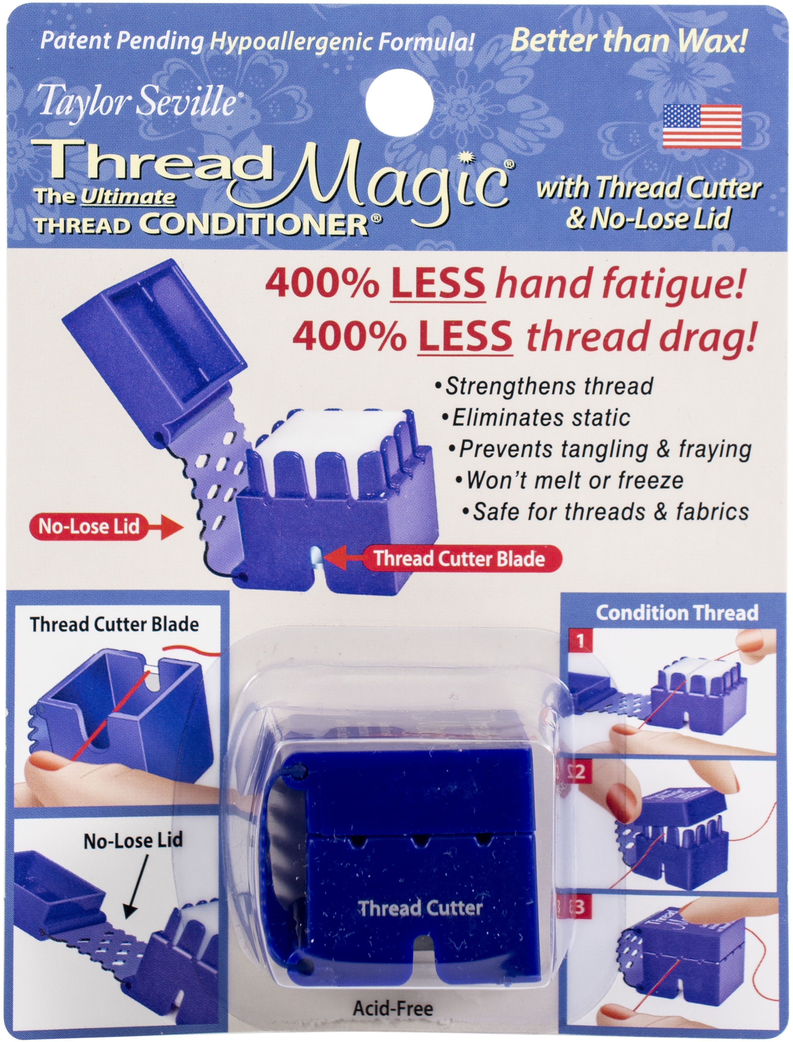 Taylor Seville Thread Magic Square W/Cutter 