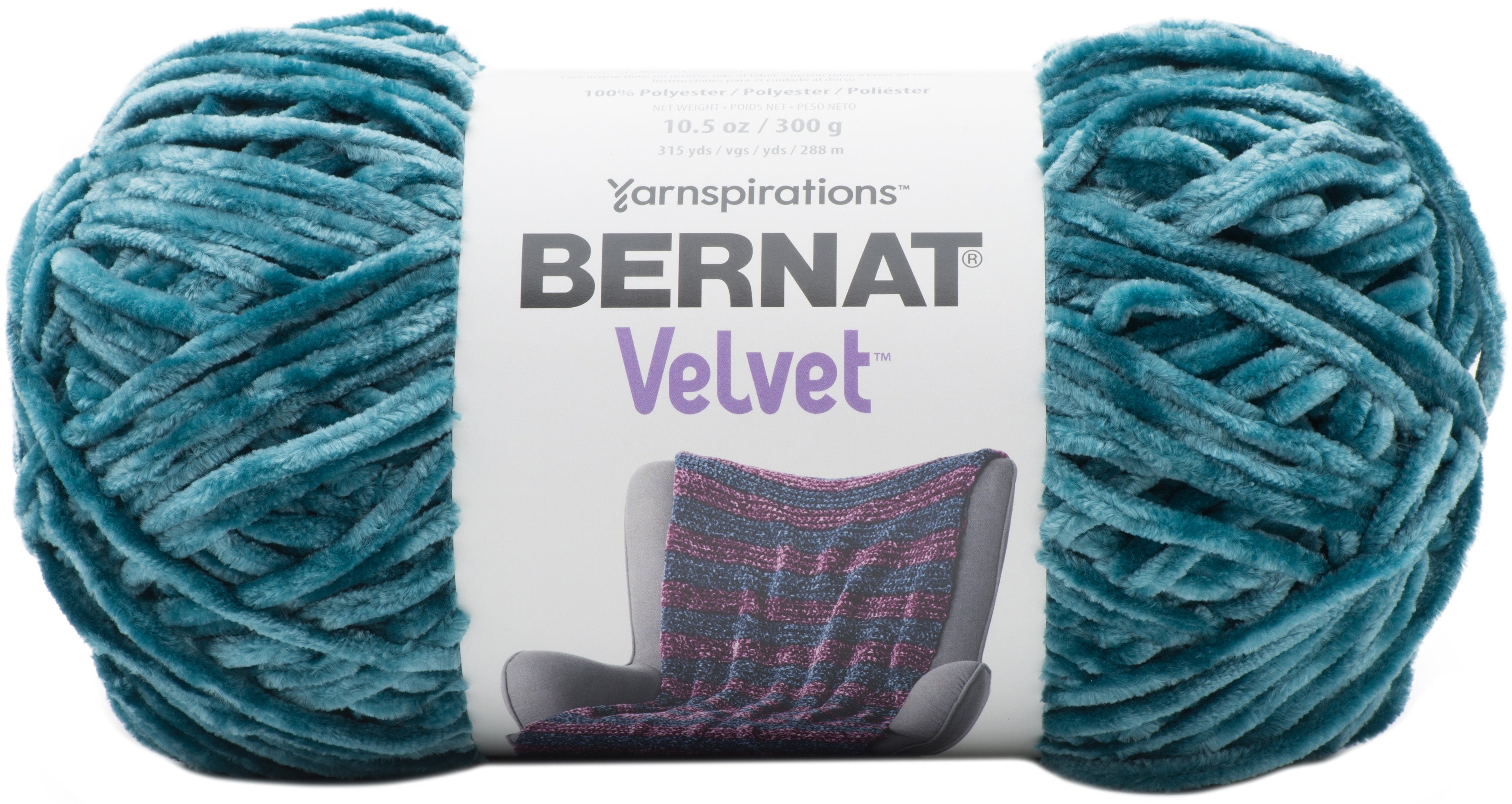 Bernat Velvet Yarn Velveteal
