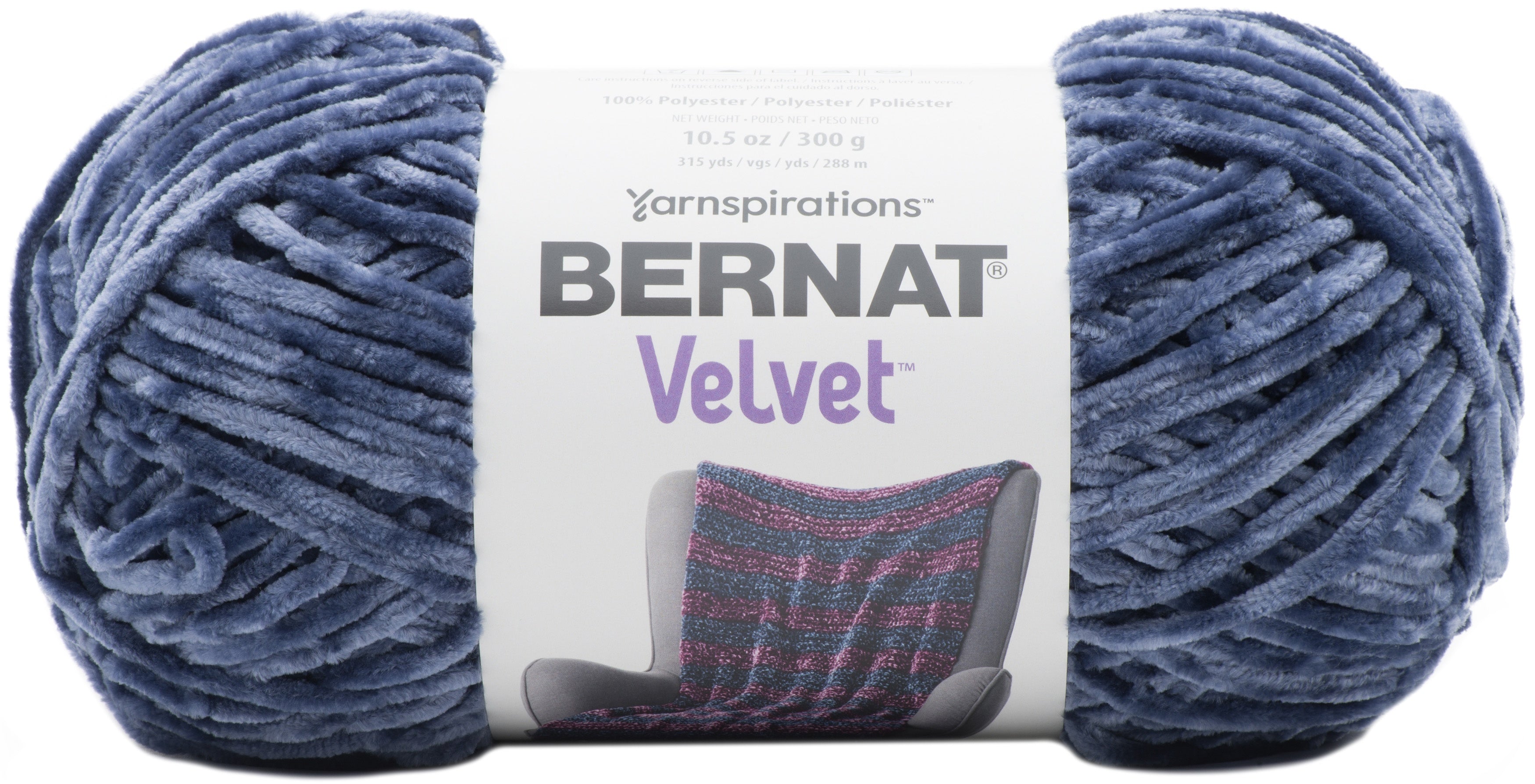 Bernat Velvet Yarn Indigo Velvet