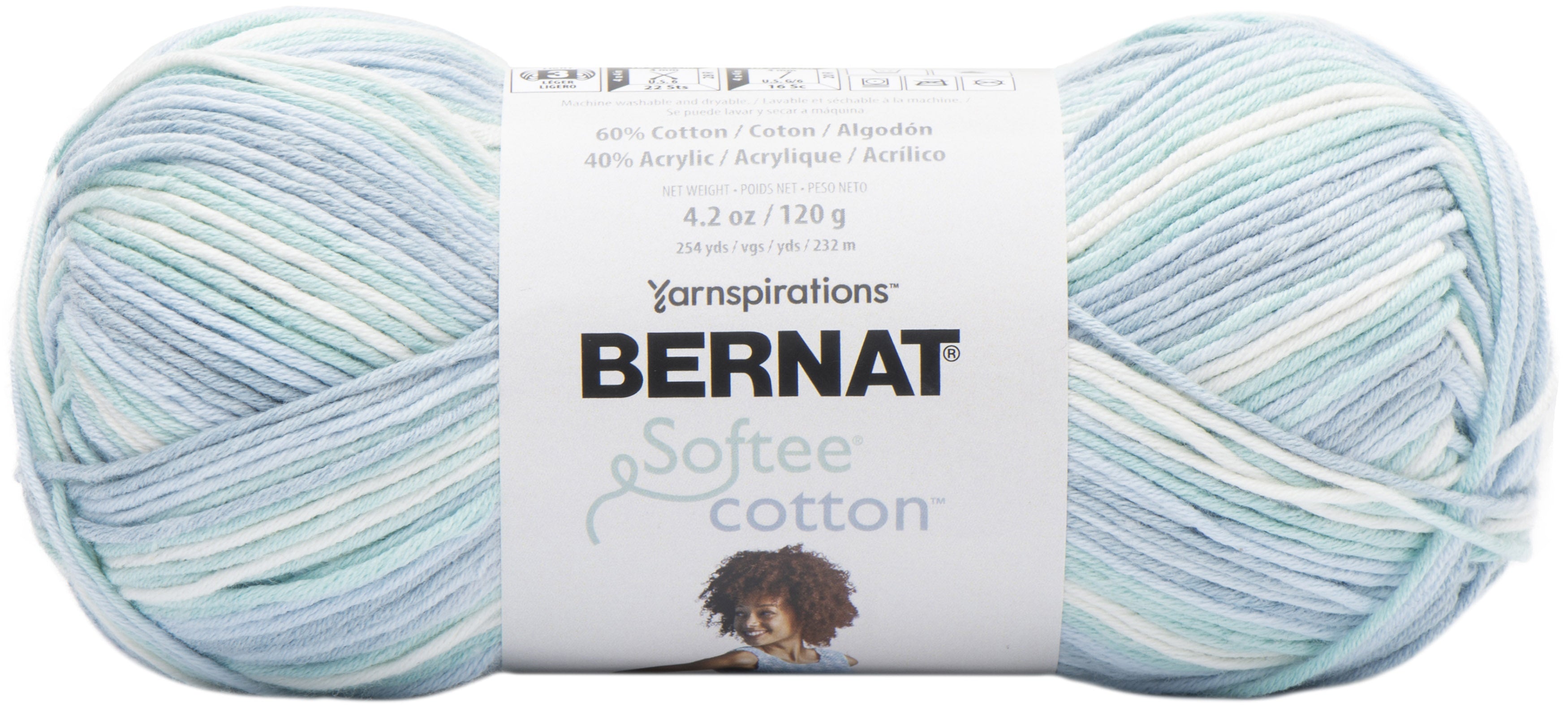 Bernat Softee Cotton Yarn-Refresh