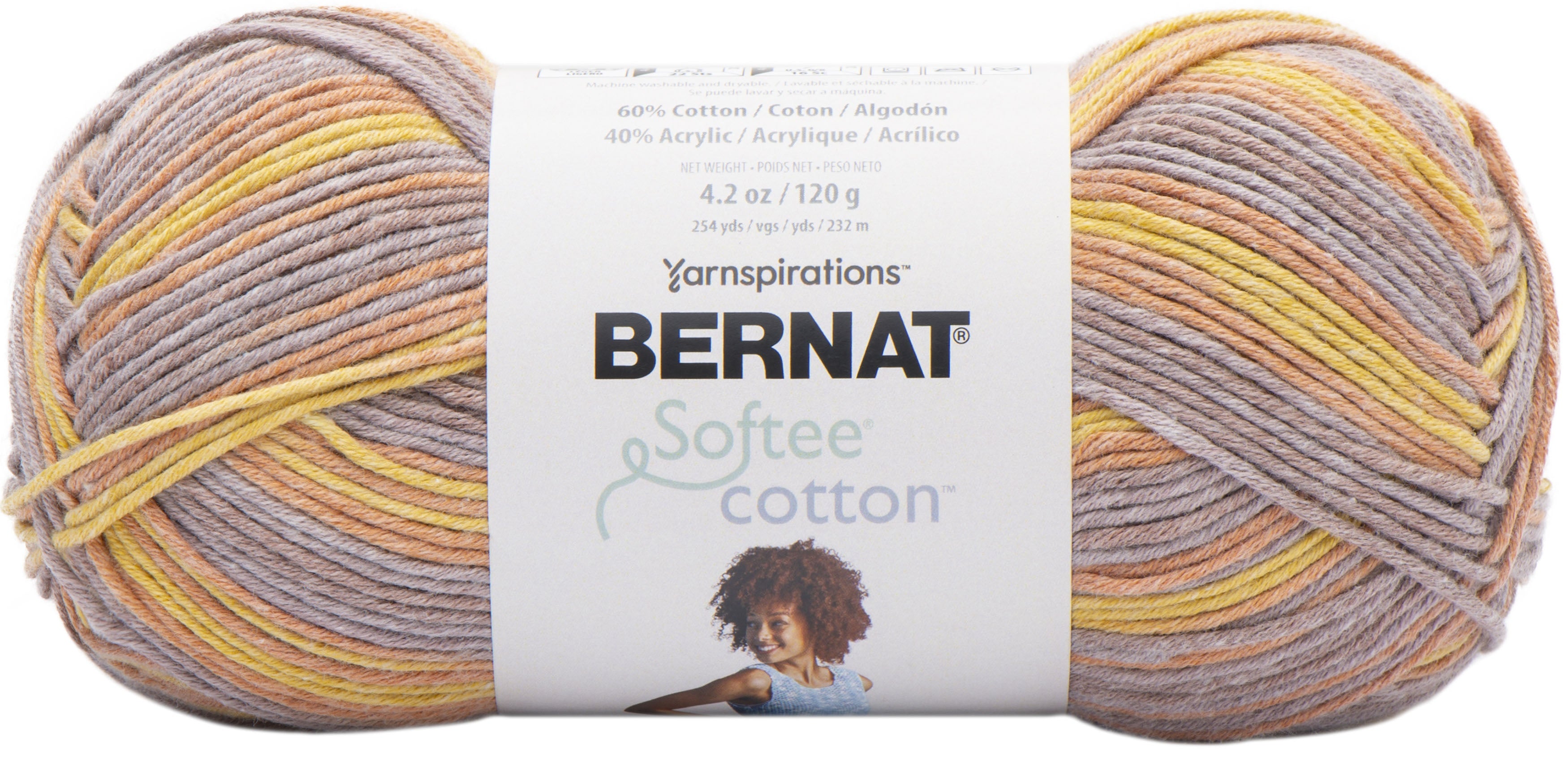 Bernat Softee Cotton Yarn-Golden Haze