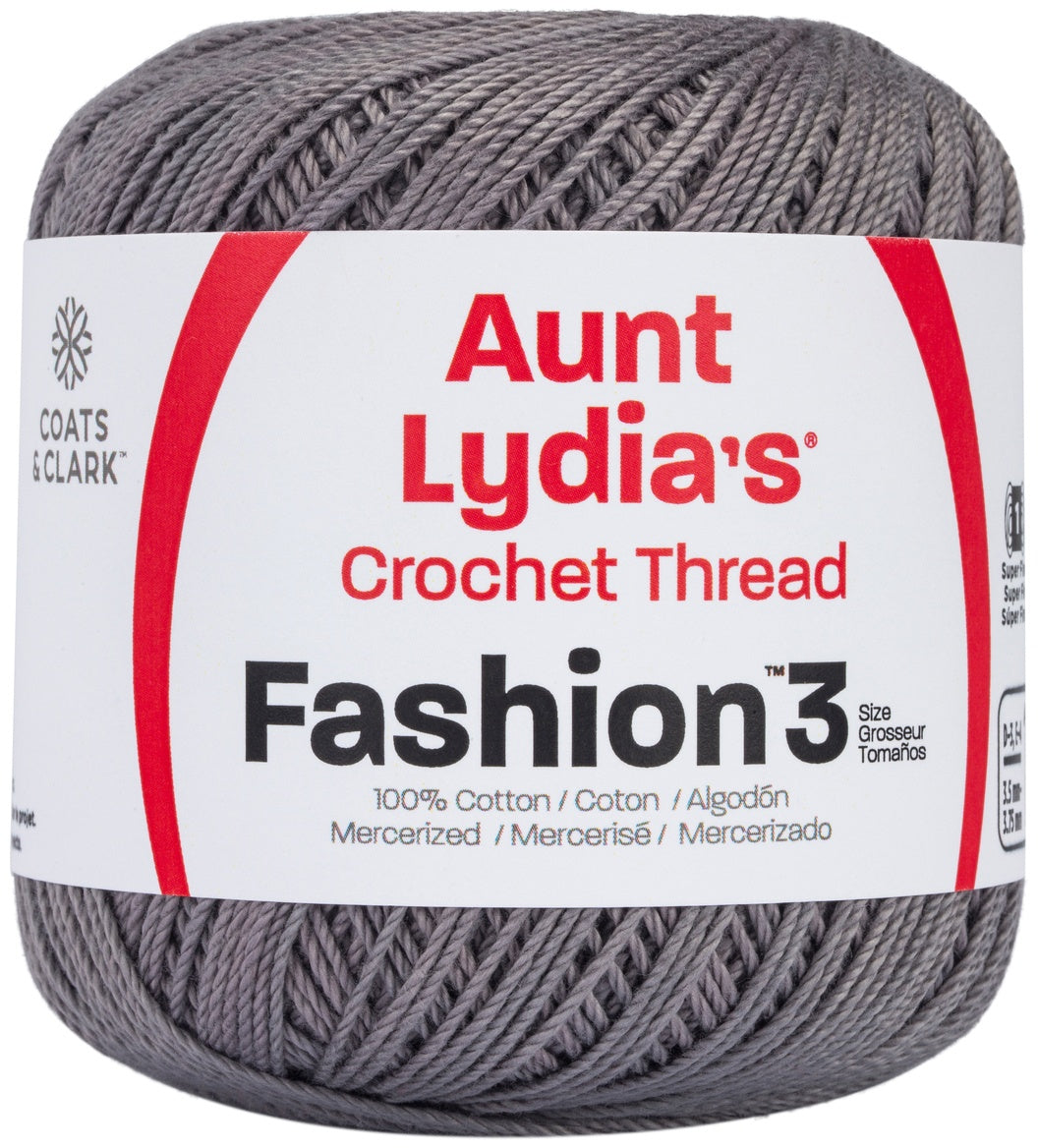 Aunt Lydia's Fashion Crochet Thread Size 3 Stone