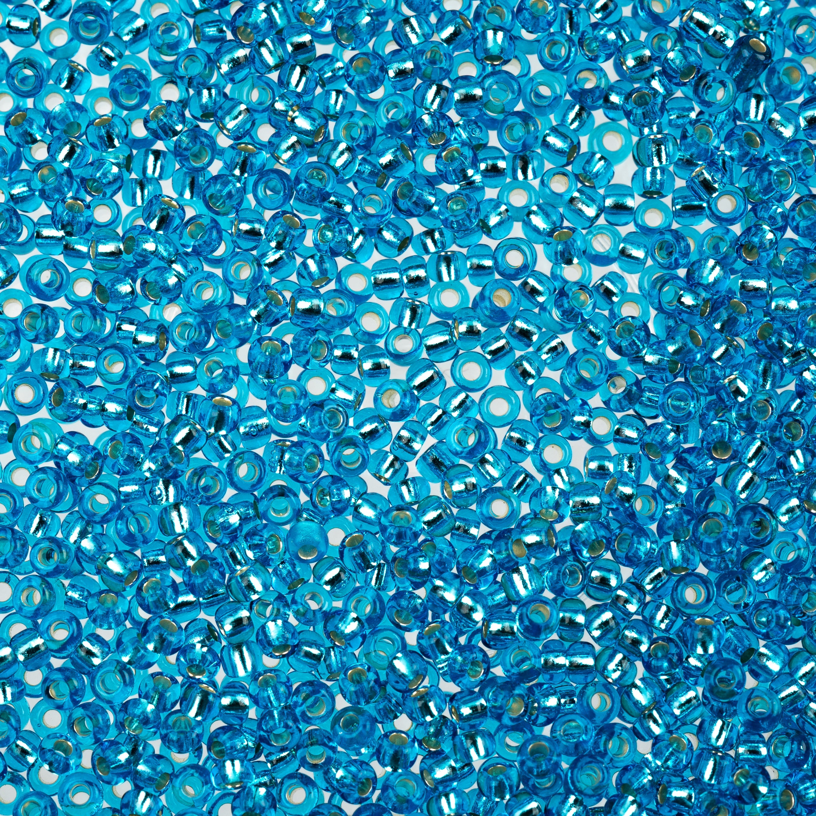 John Bead Czech Seed Beads 24g 11/0 Transparent Dark Aqua S/L