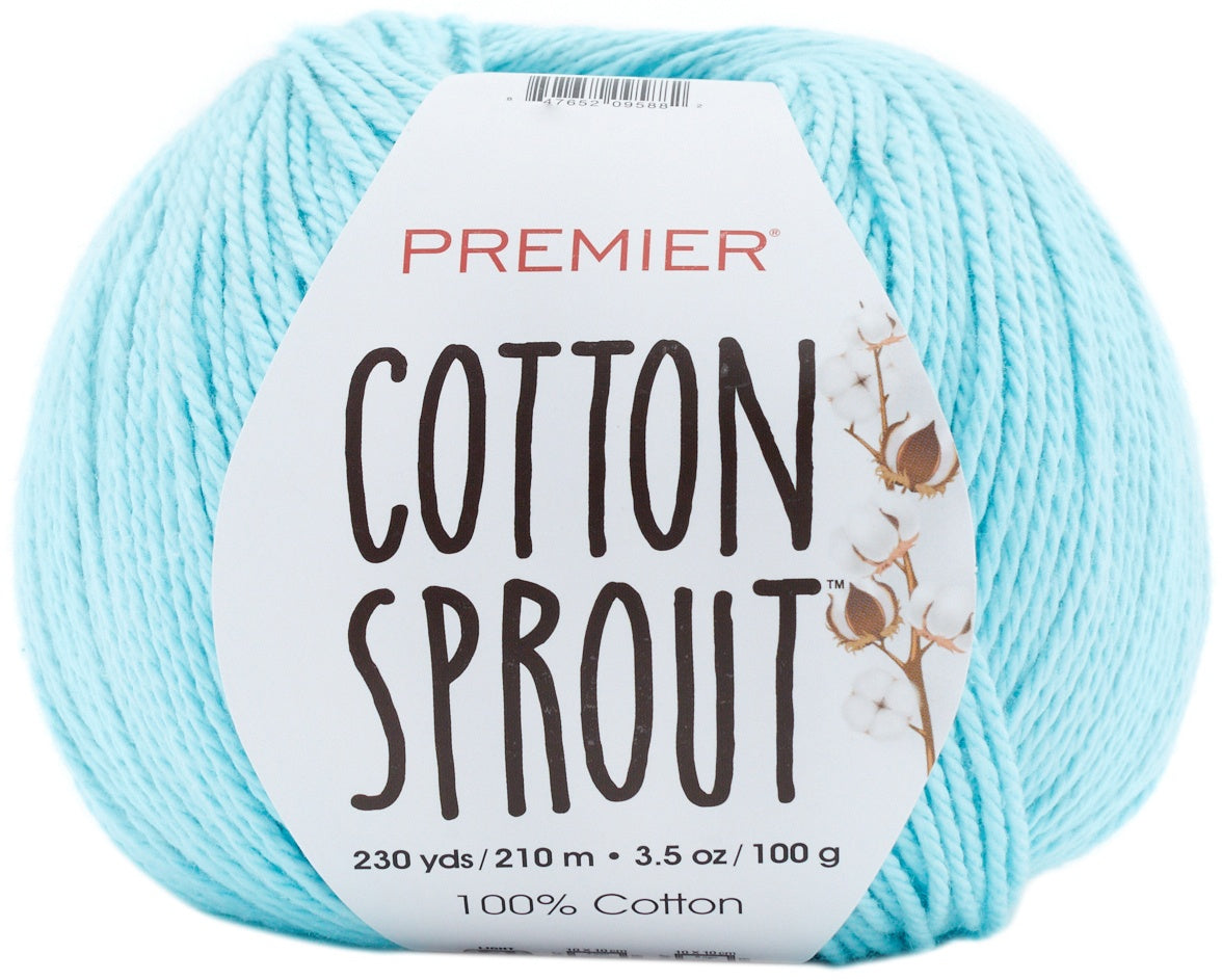 Premier Yarns Cotton Sprout Yarn Aqua