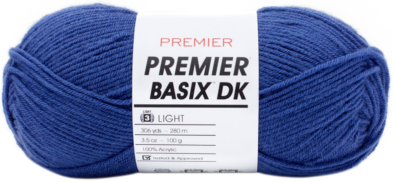 Premier Yarns Basix DK Yarn Denim