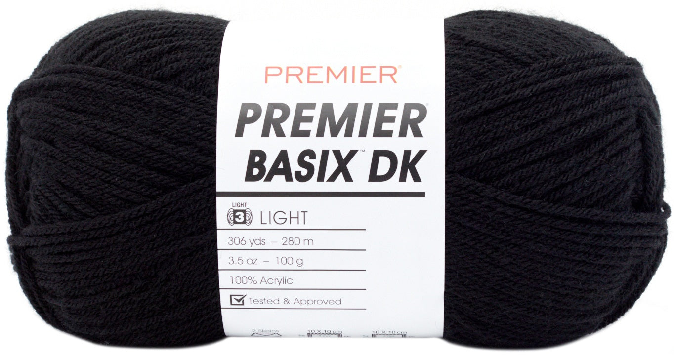 Premier Yarns Basix DK Yarn Black