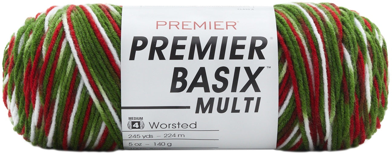 Premier Yarns Basix Yarn - Multi Merry Multi