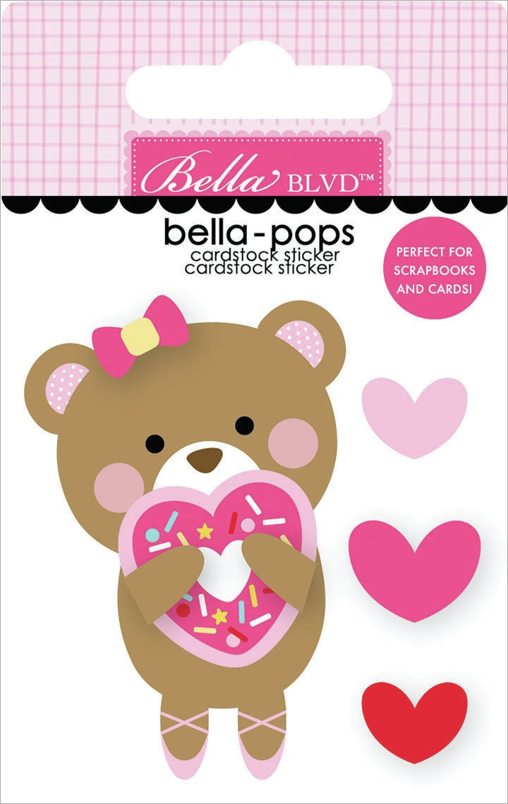 My Candy Girl Bella-Pops 3D Stickers-Donut Grow Up
