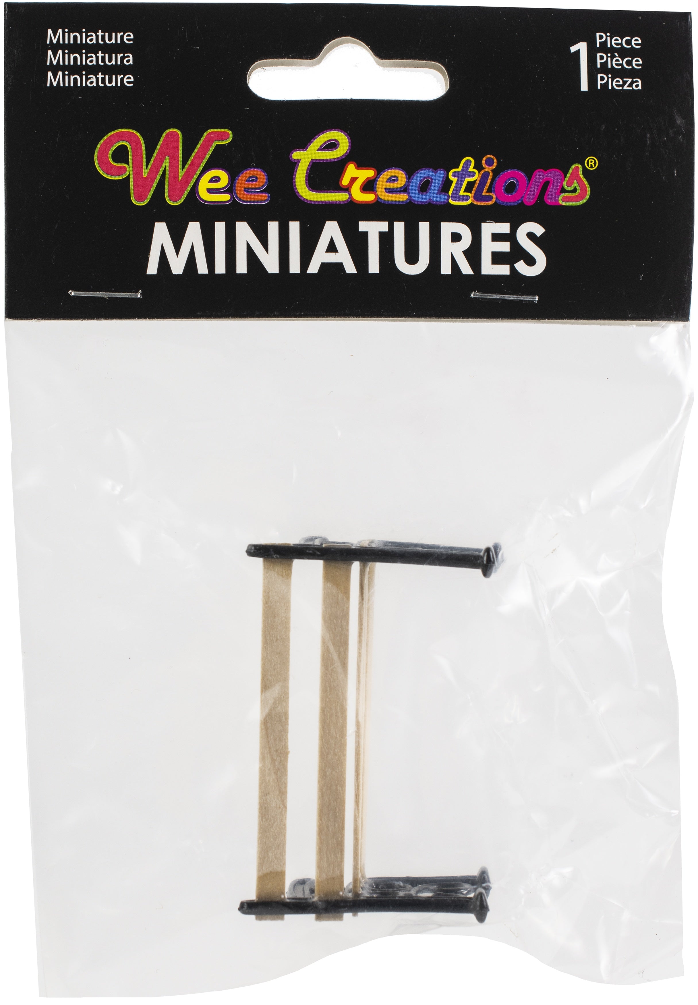 Touch Of Nature Wee Creations Miniature 2" Wooden Bench