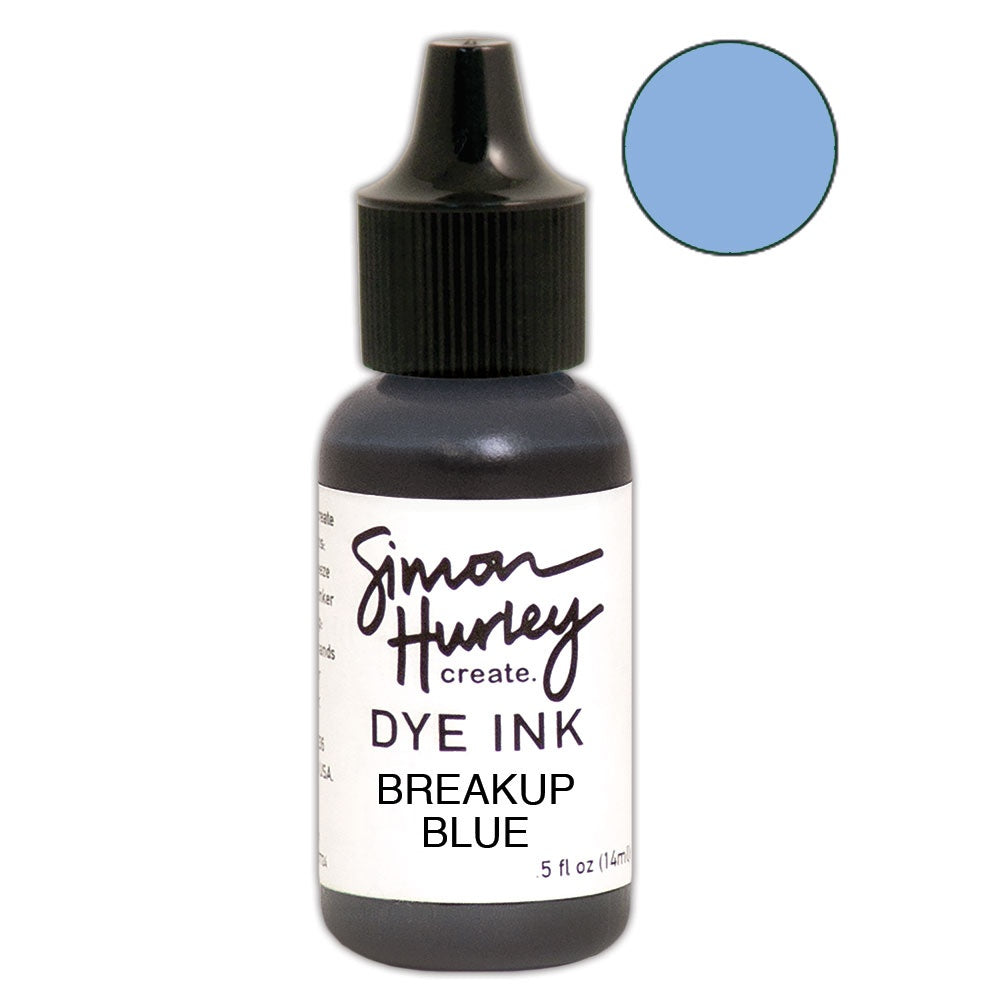 Simon Hurley create. Dye Ink Reinker Breakup Blue