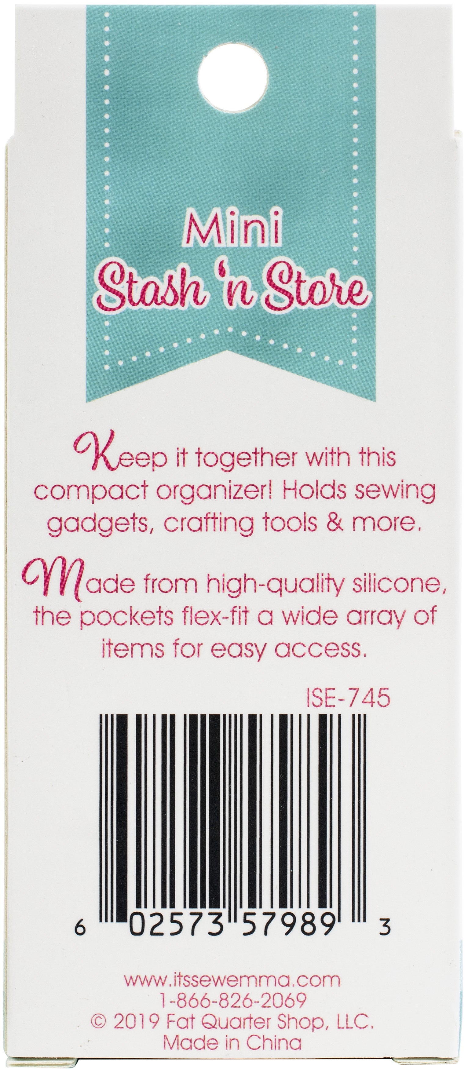 It's Sew Emma MINI OhSew! Organized Stash 'n Store Aqua