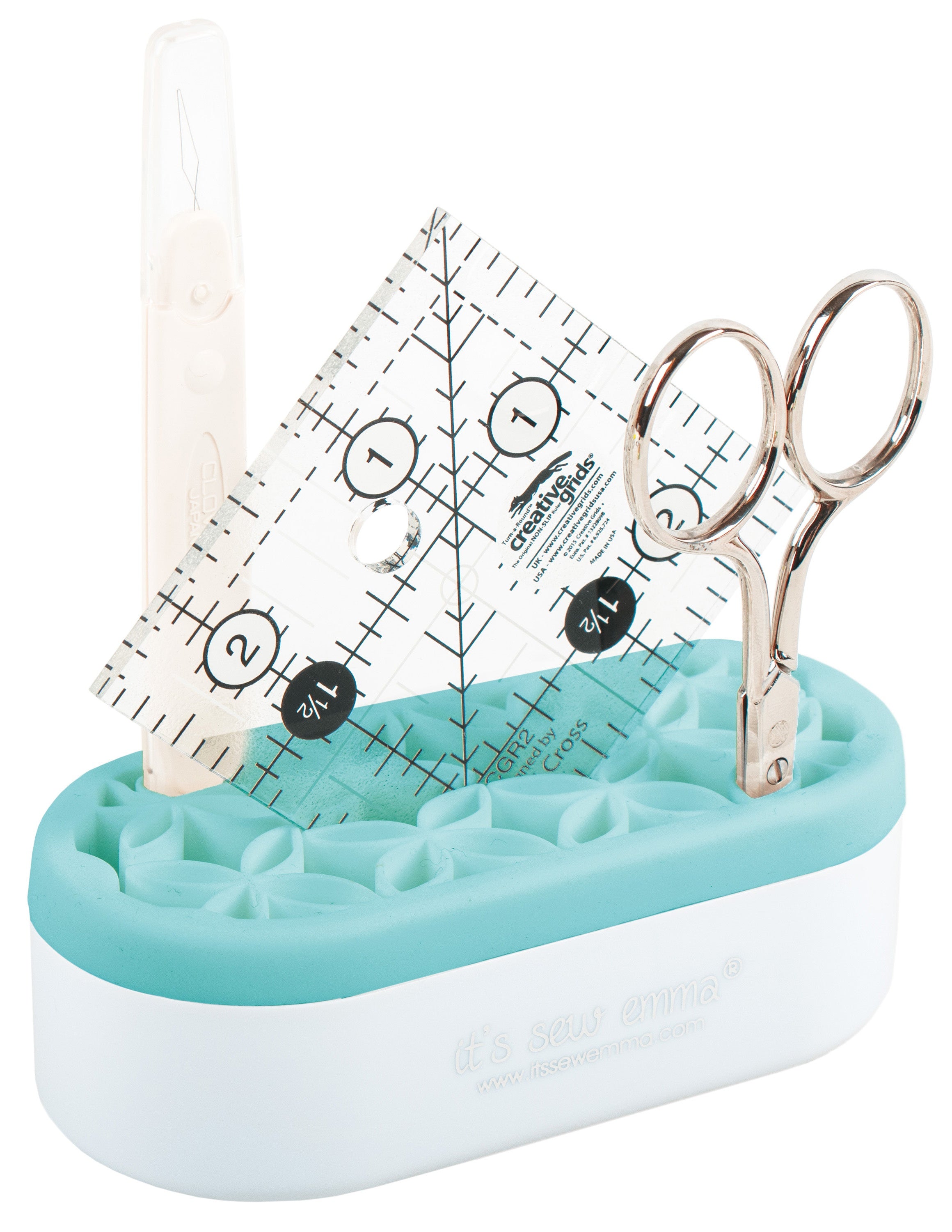 It's Sew Emma MINI OhSew! Organized Stash 'n Store Aqua