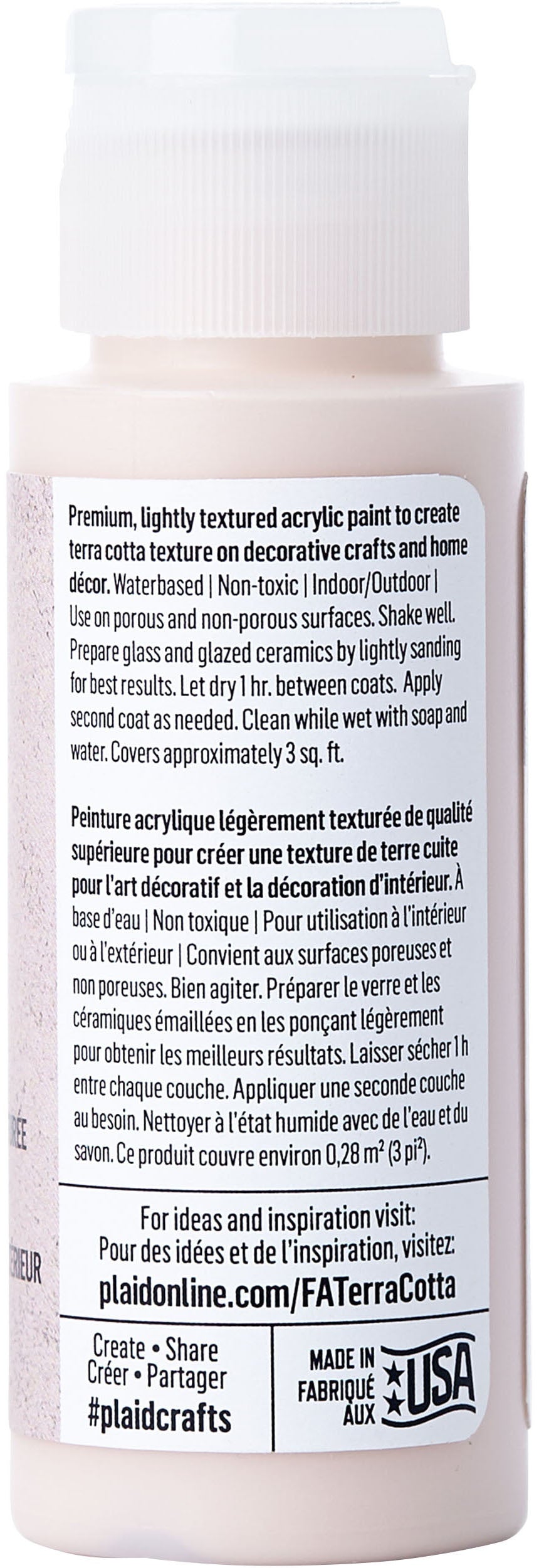 FolkArt Terra Cotta Paint 2oz Mesa Pink