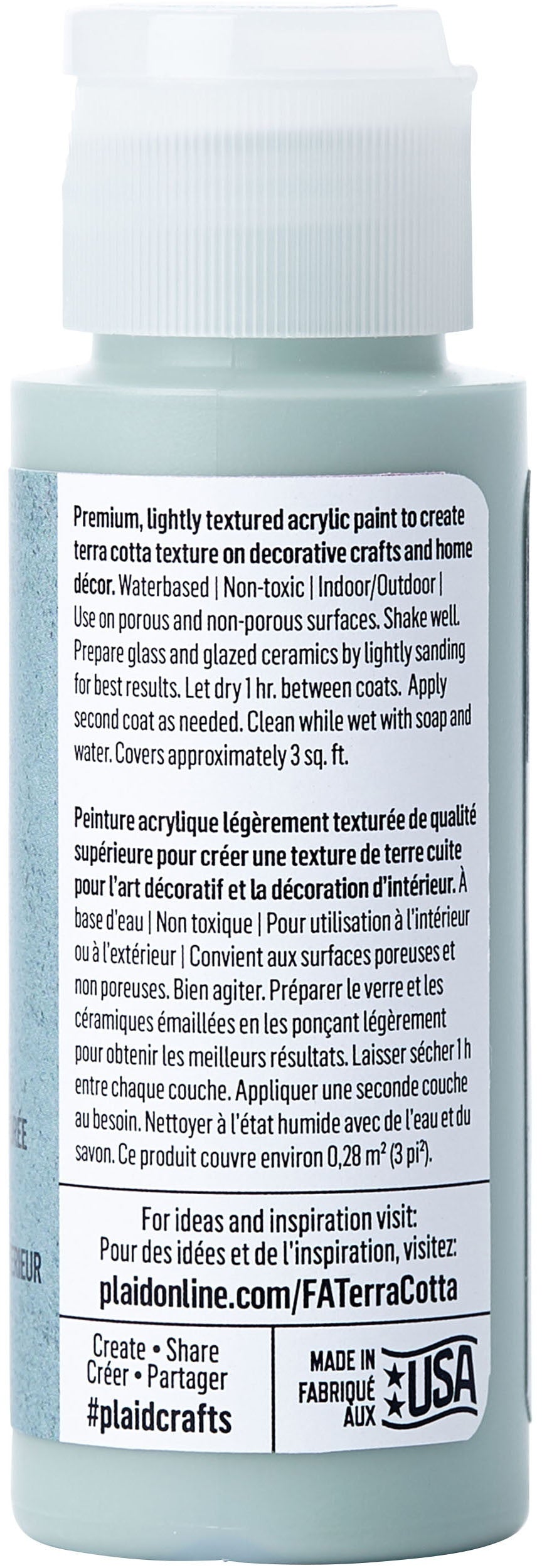 FolkArt Terra Cotta Paint 2oz Shale Green