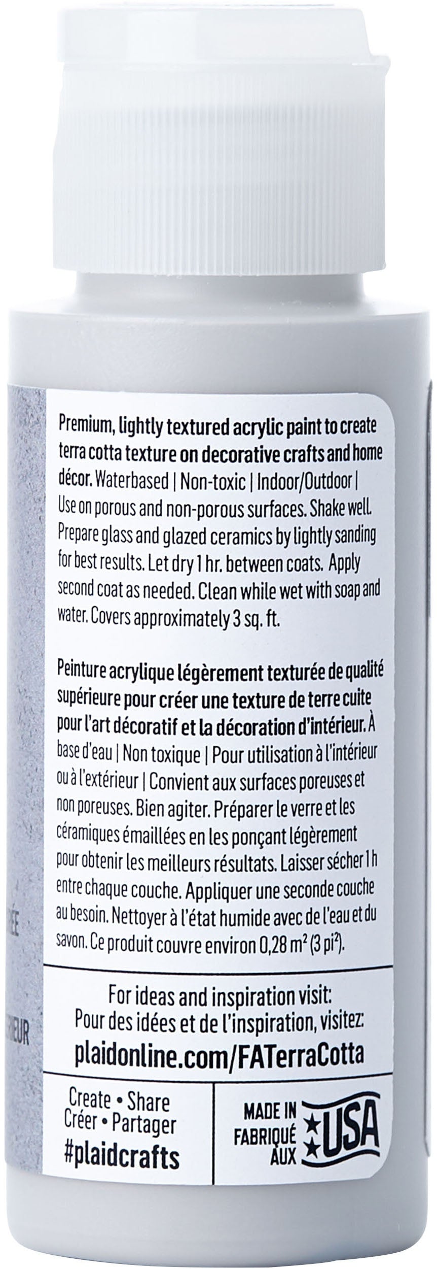 FolkArt Terra Cotta Paint 2oz Fresh Granite