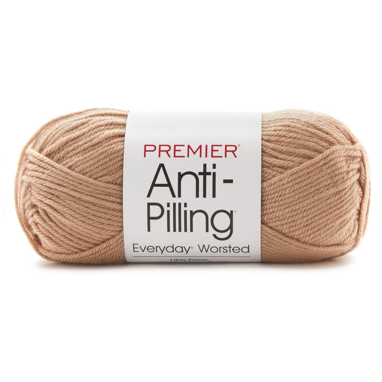 Premier Yarns Anti-Pilling Everyday Worsted Solid Yarn Parchment