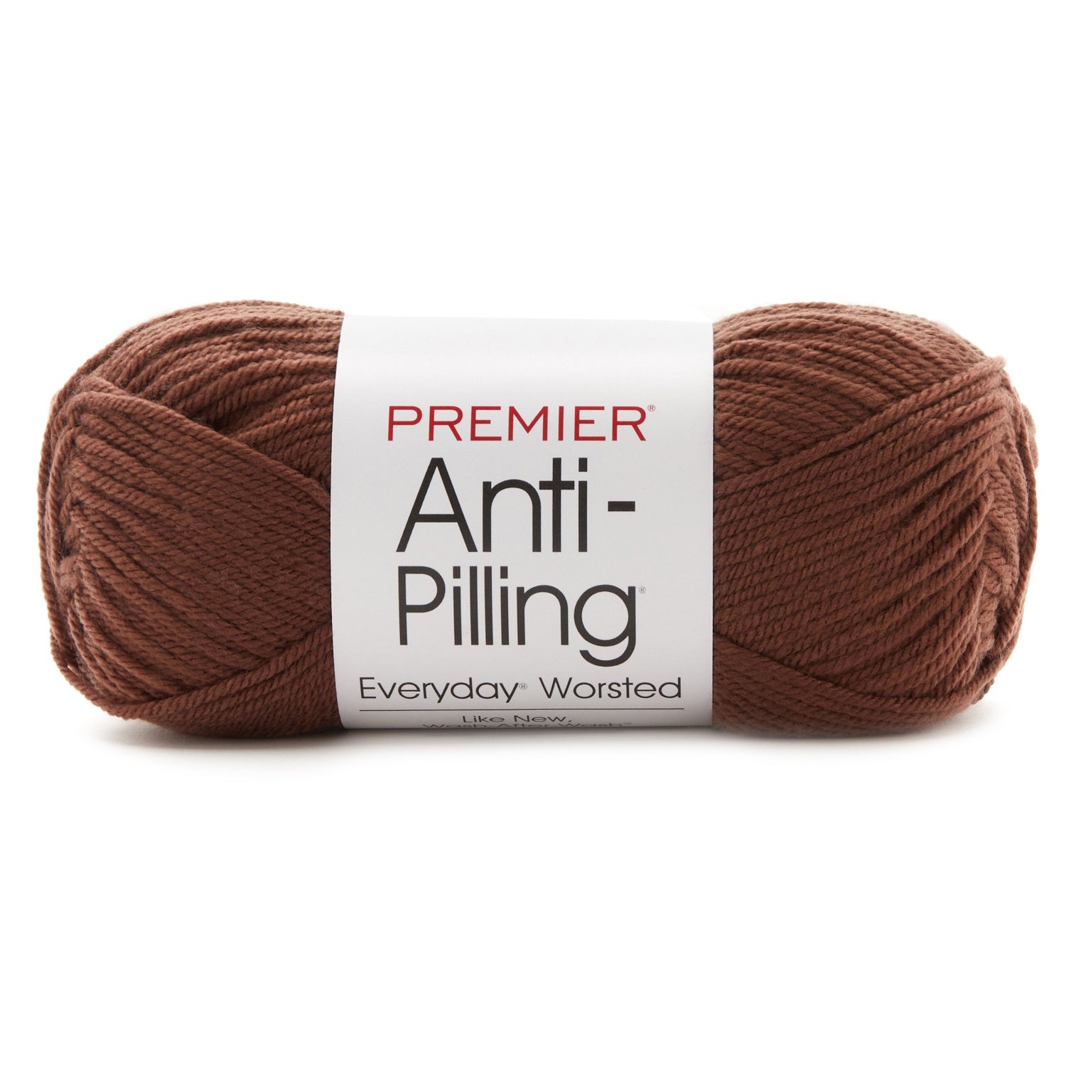 Premier Yarns Anti-Pilling Everyday Worsted Solid Yarn Walnut
