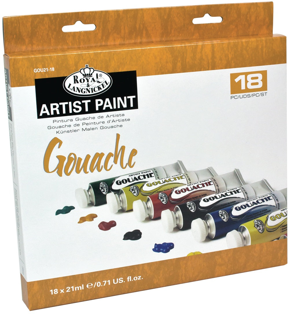 Royal & Langnickel(R) Essentials(TM) Gouche Paint 21ml 18/Pkg