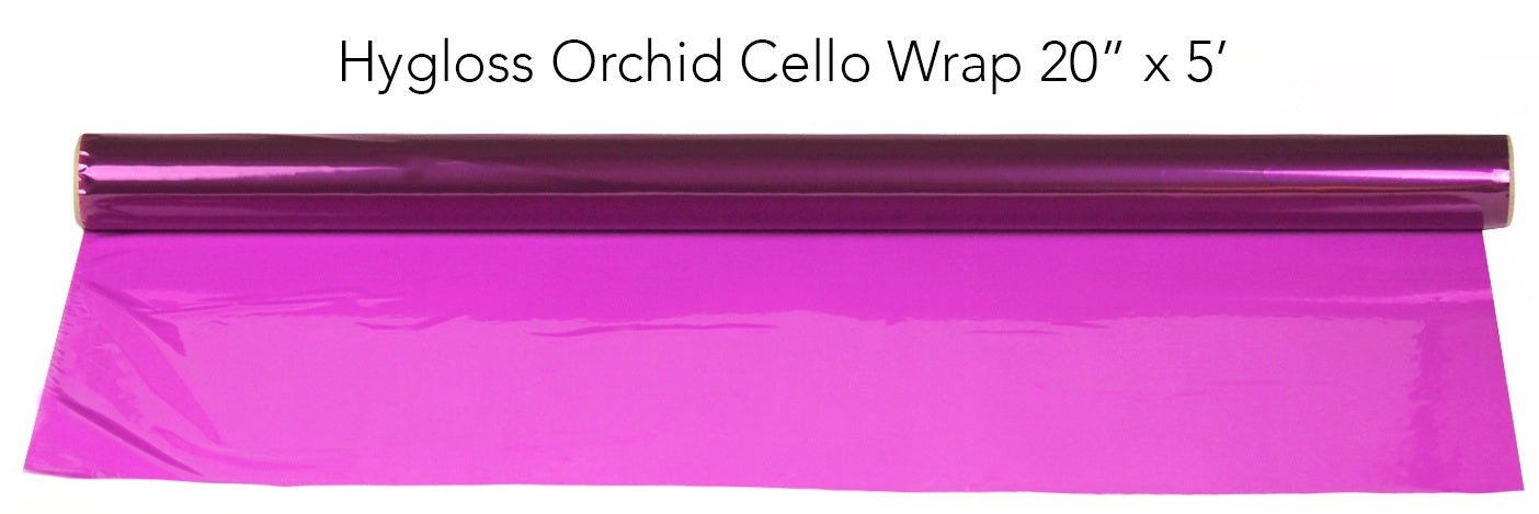 Hygloss Cello-Wrap Roll 20"X5' Orchid