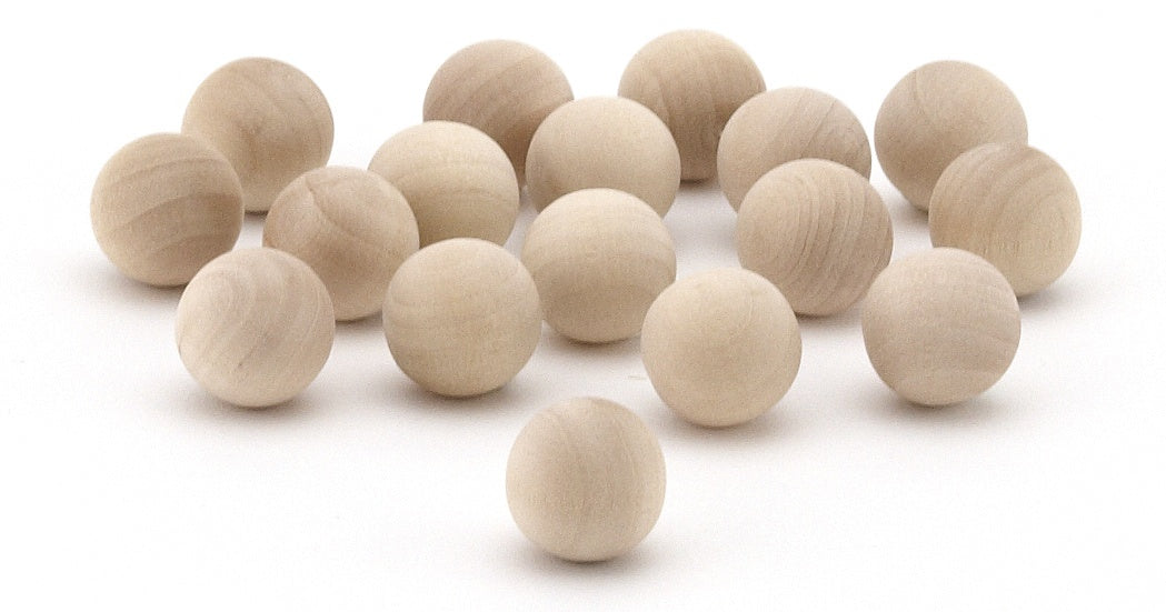 Hygloss Wood Balls 1-1/4" 8/Pkg 