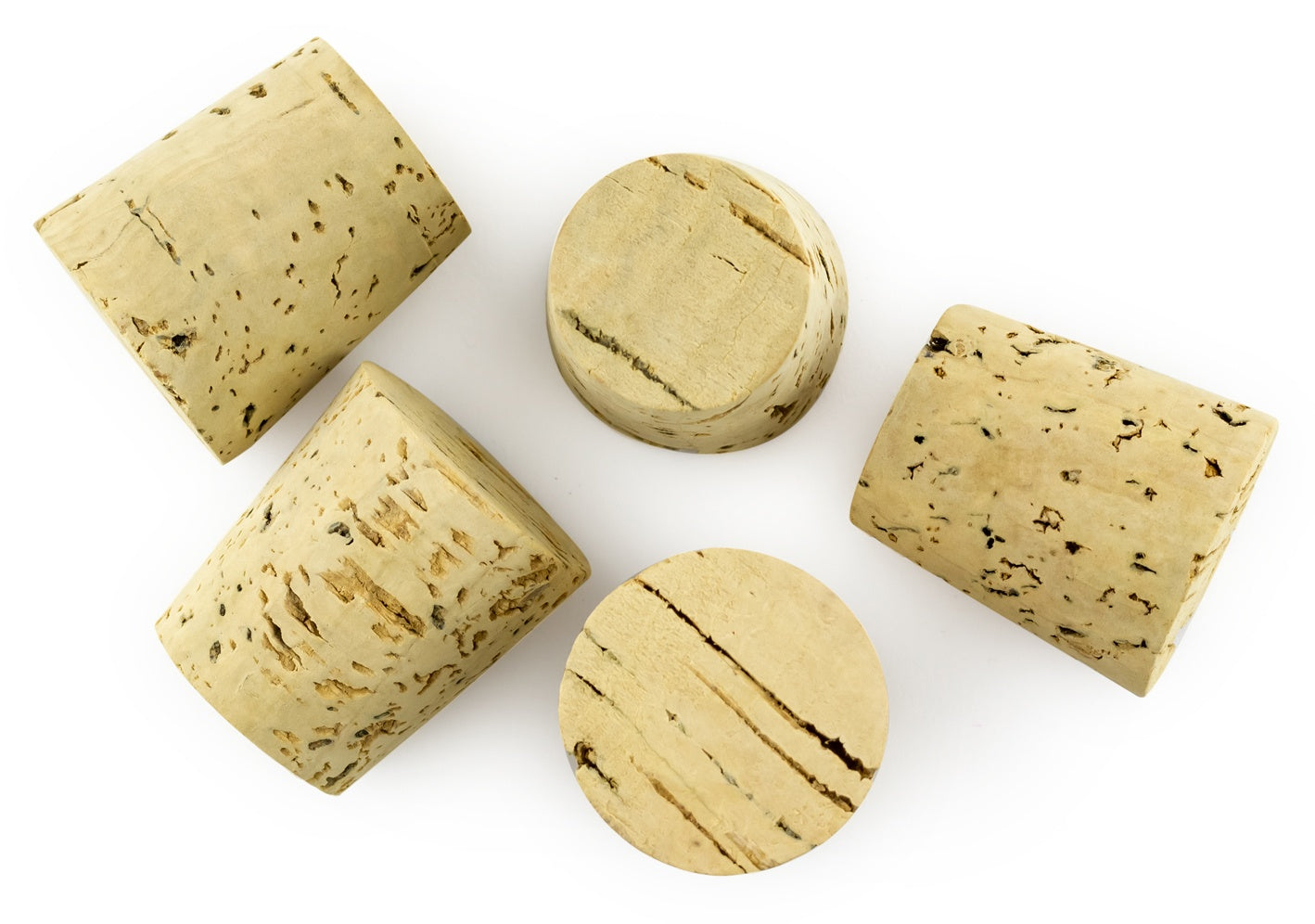 Hygloss Cork Stoppers 1.5"X1-3/8"X3/32" 5/Pkg 