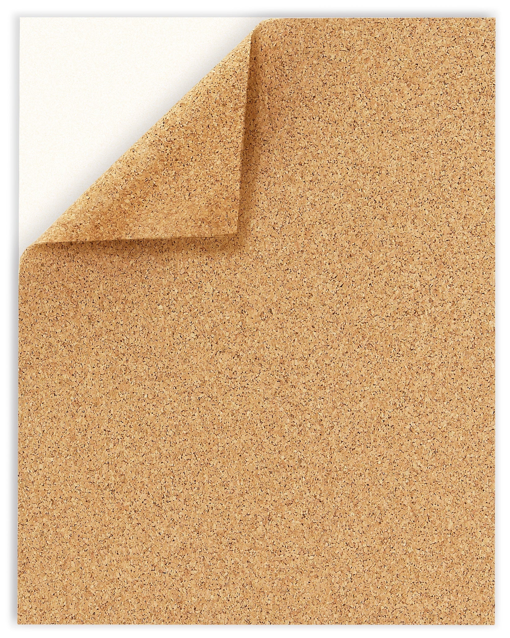 Hygloss Cork Sheets Self-Adhesive 2mm Thick 8.5"X11" 2/Pkg 