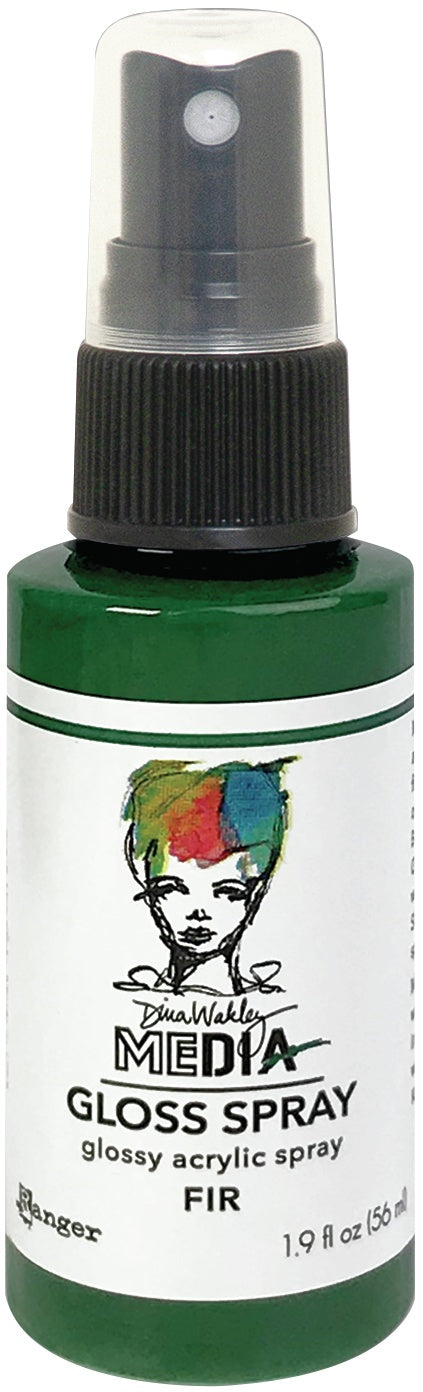 Dina Wakley Media Gloss Sprays 2oz Fir