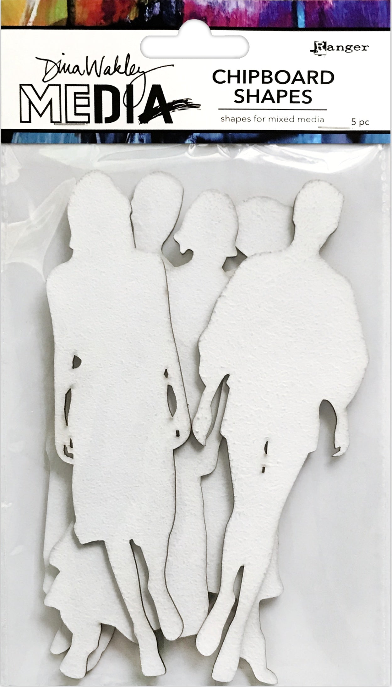 Dina Wakley Media Chipboard Shapes The Women