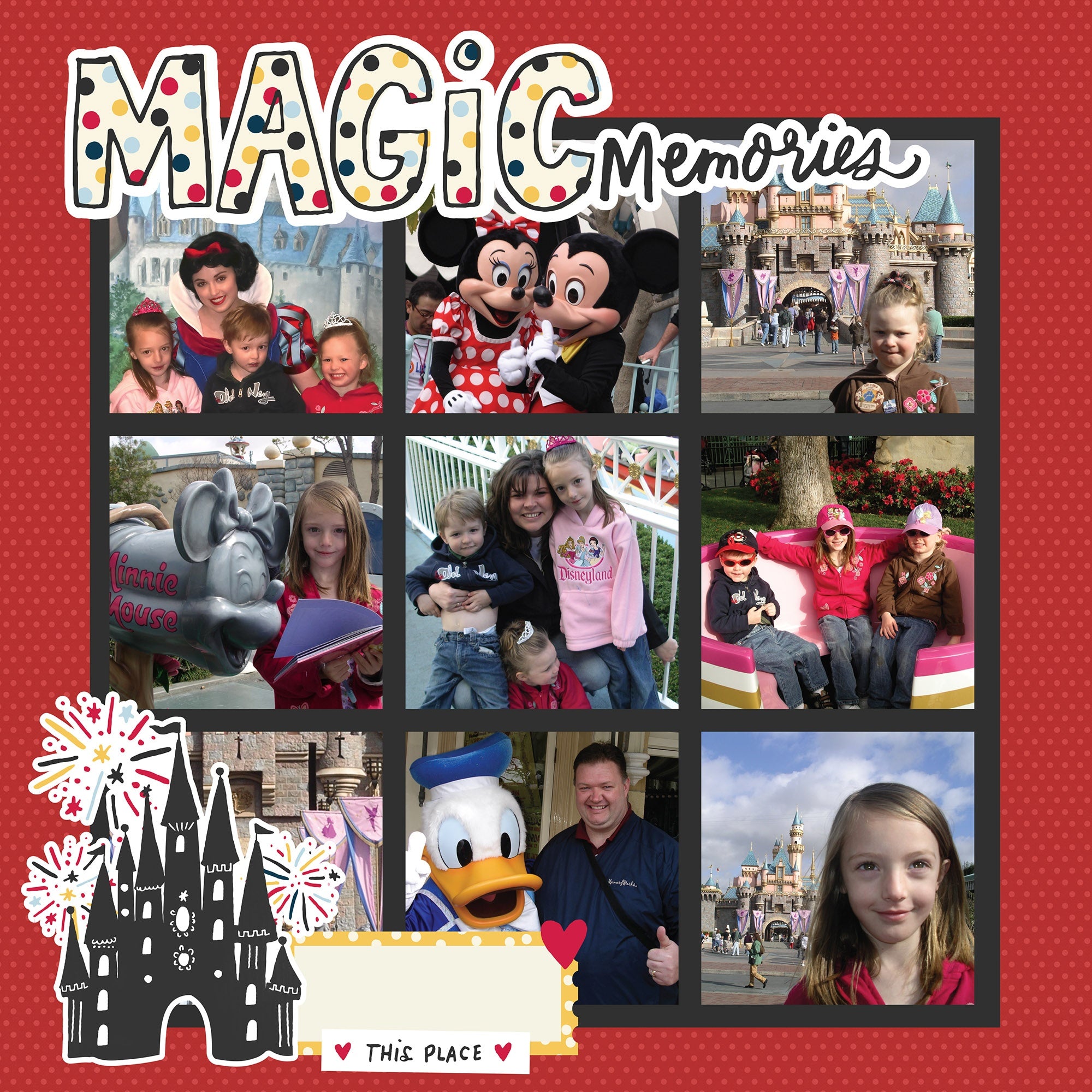 Simple Stories Simple Pages Page Template (1) 9-3"X3"