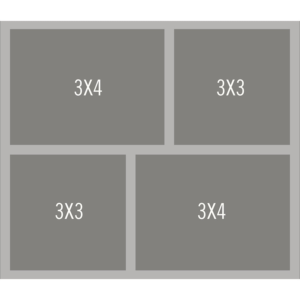 Simple Stories Simple Pages Page Template (1) 2-3"X4" & 2-3"X3"