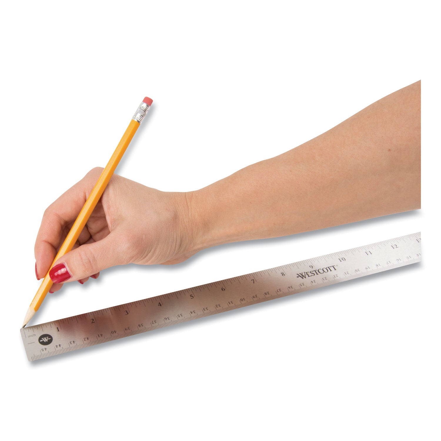 Metal Ruler 18" 