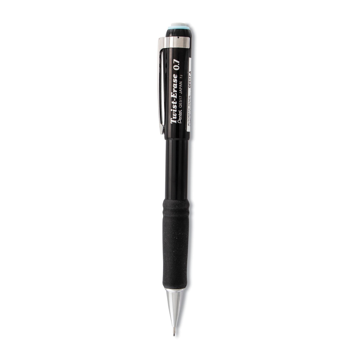 Pentel® Twist-Erase III Mechanical Pencil, 0.7 mm, Black Barrel