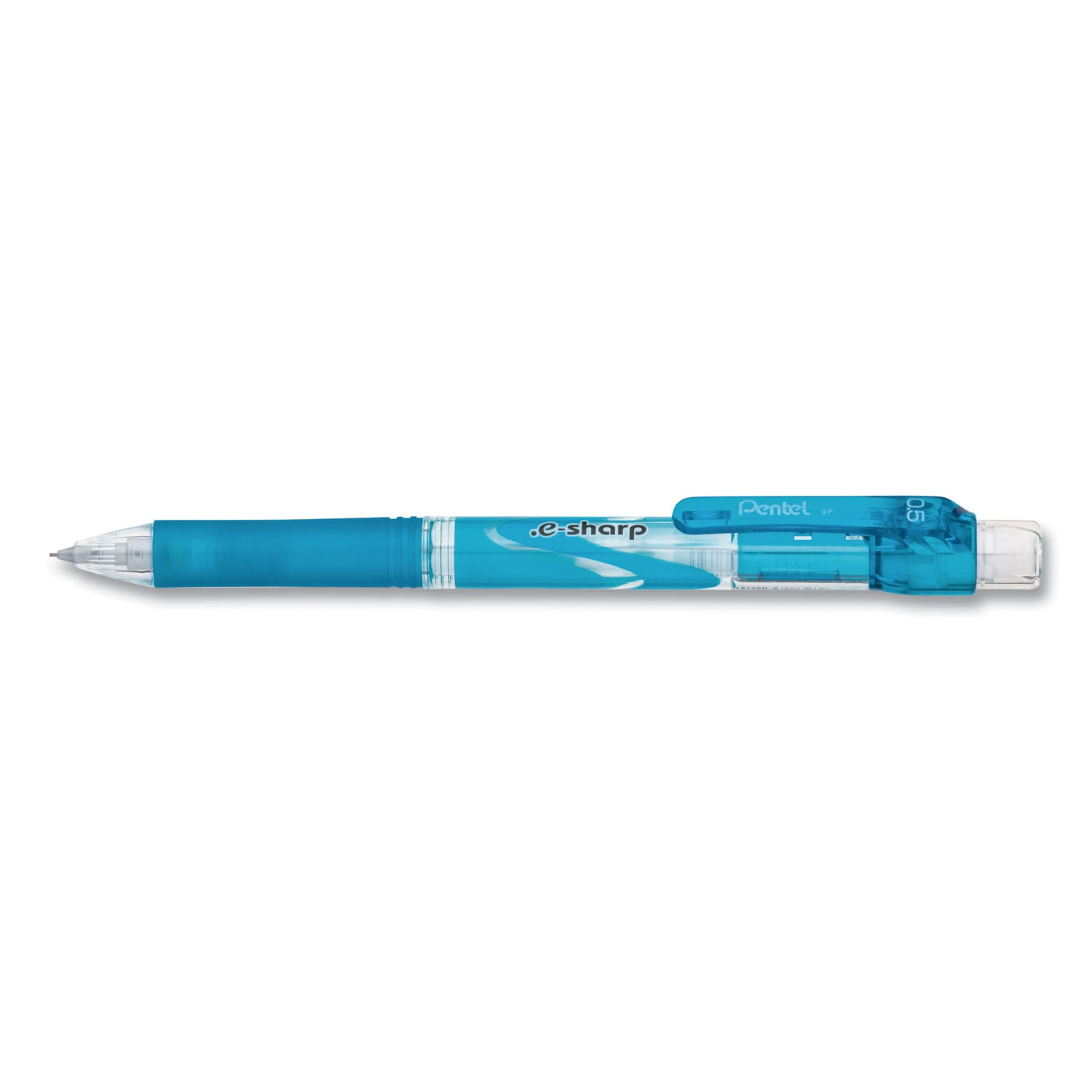 Pentel® .e-Sharp Mechanical Pencil, .5 mm, Sky Blue Barrel