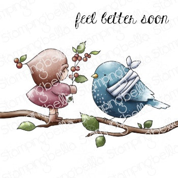 Stamping Bella Cling Stamps-Bundle Girl With Berries