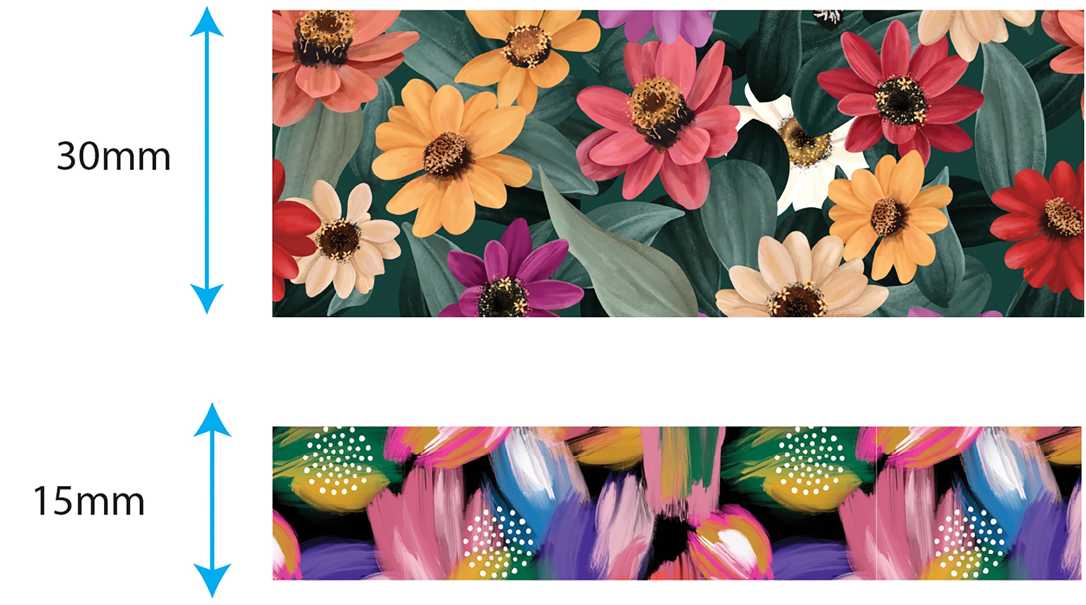 Craft Consortium Washi Tape 2/Pkg-Midnight Flight