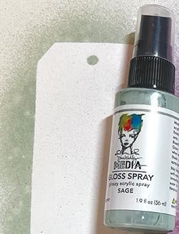 Dina Wakley Media Gloss Sprays 2oz-Sage