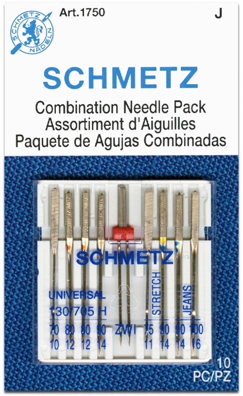 Schmetz Combination Pack Machine Needles-Assorted 9/Pkg