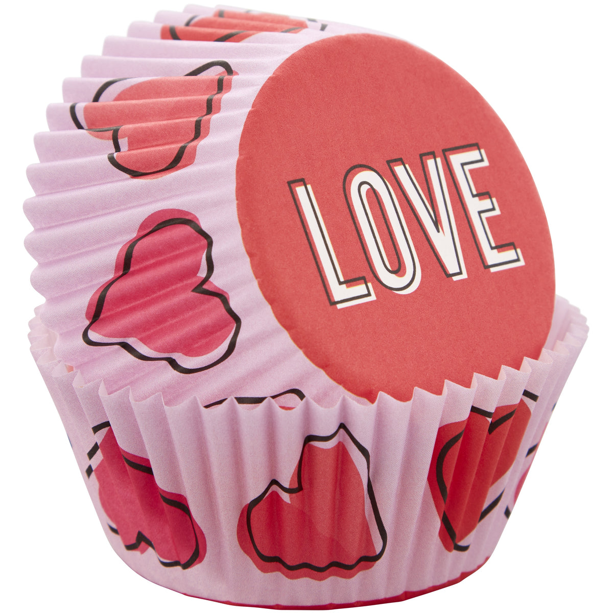 Wilton Standard Baking Cups 75/Pkg-Love