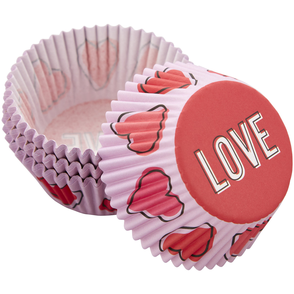 Wilton Standard Baking Cups 75/Pkg-Love