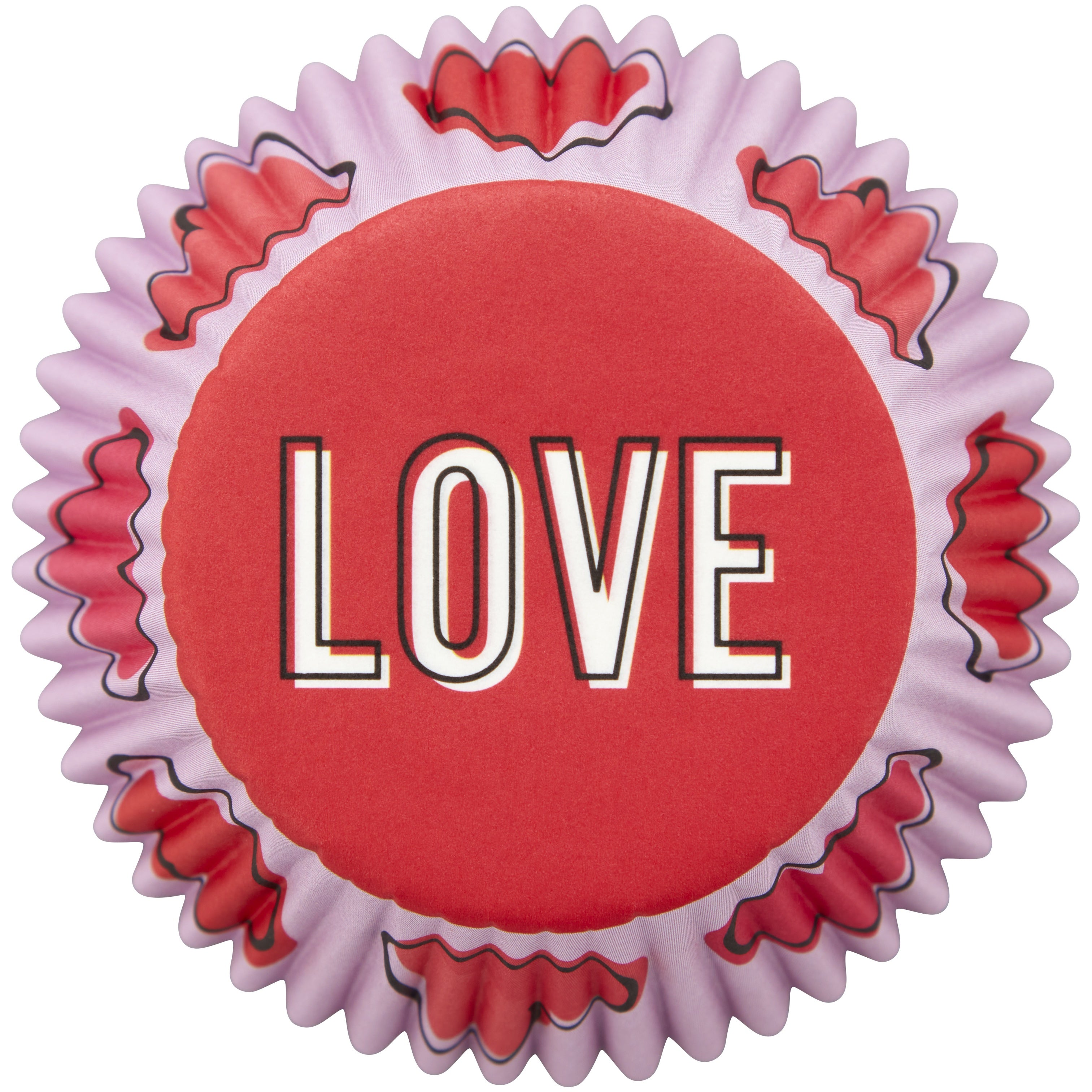 Wilton Standard Baking Cups 75/Pkg-Love